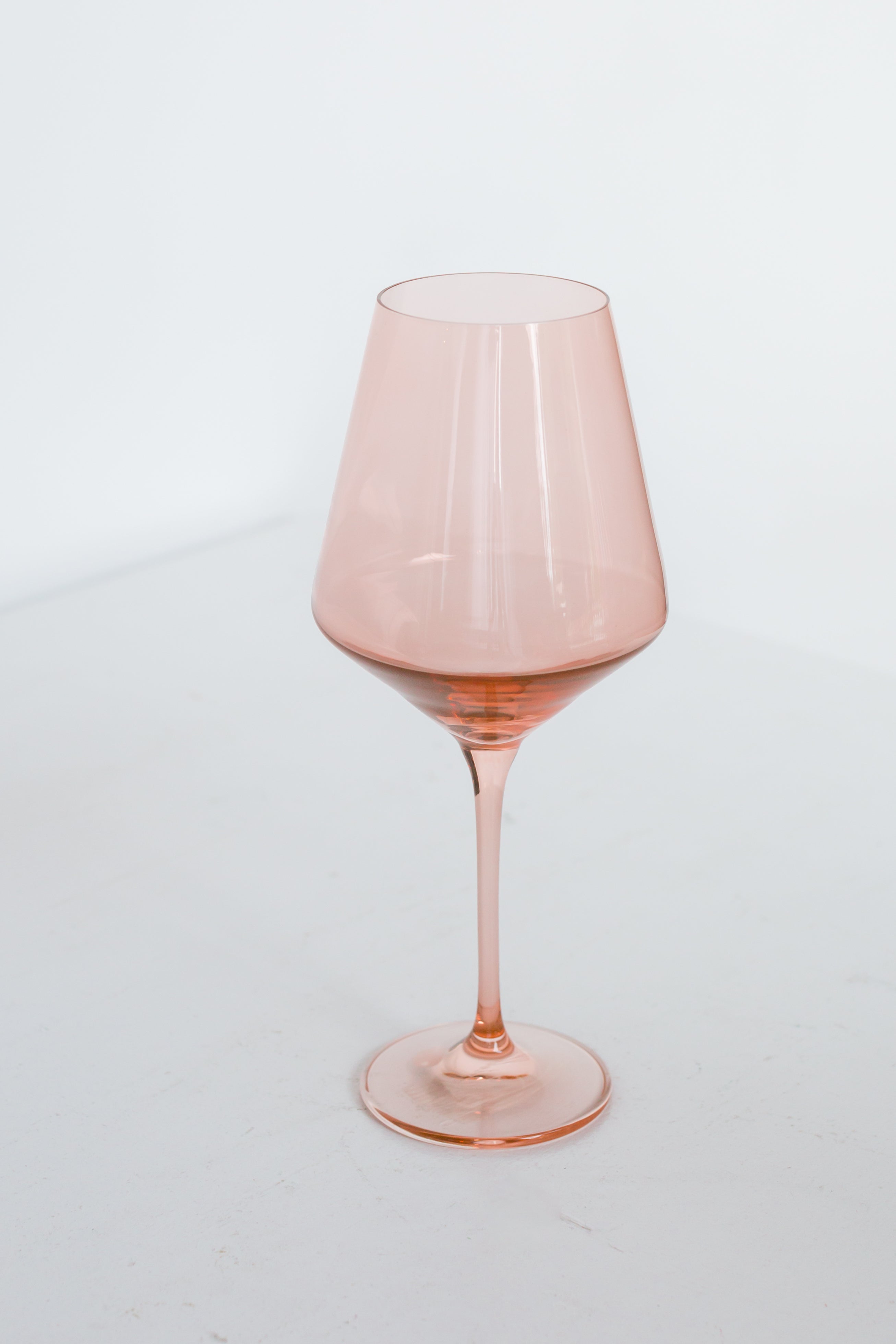 Estelle Colored Glass Estelle Colored Wine Stemware - Set of 6 {Blush Pink} - view 4