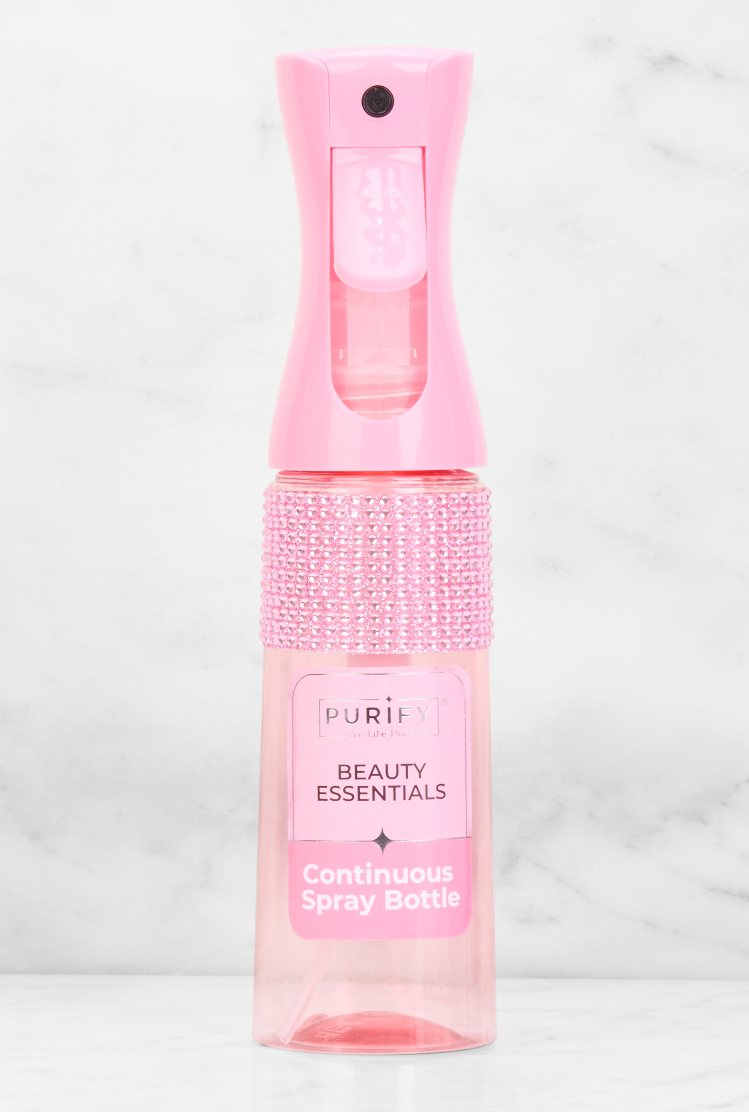 Rainbow Shops Rhinestone Clear Continuous Spray Bottle