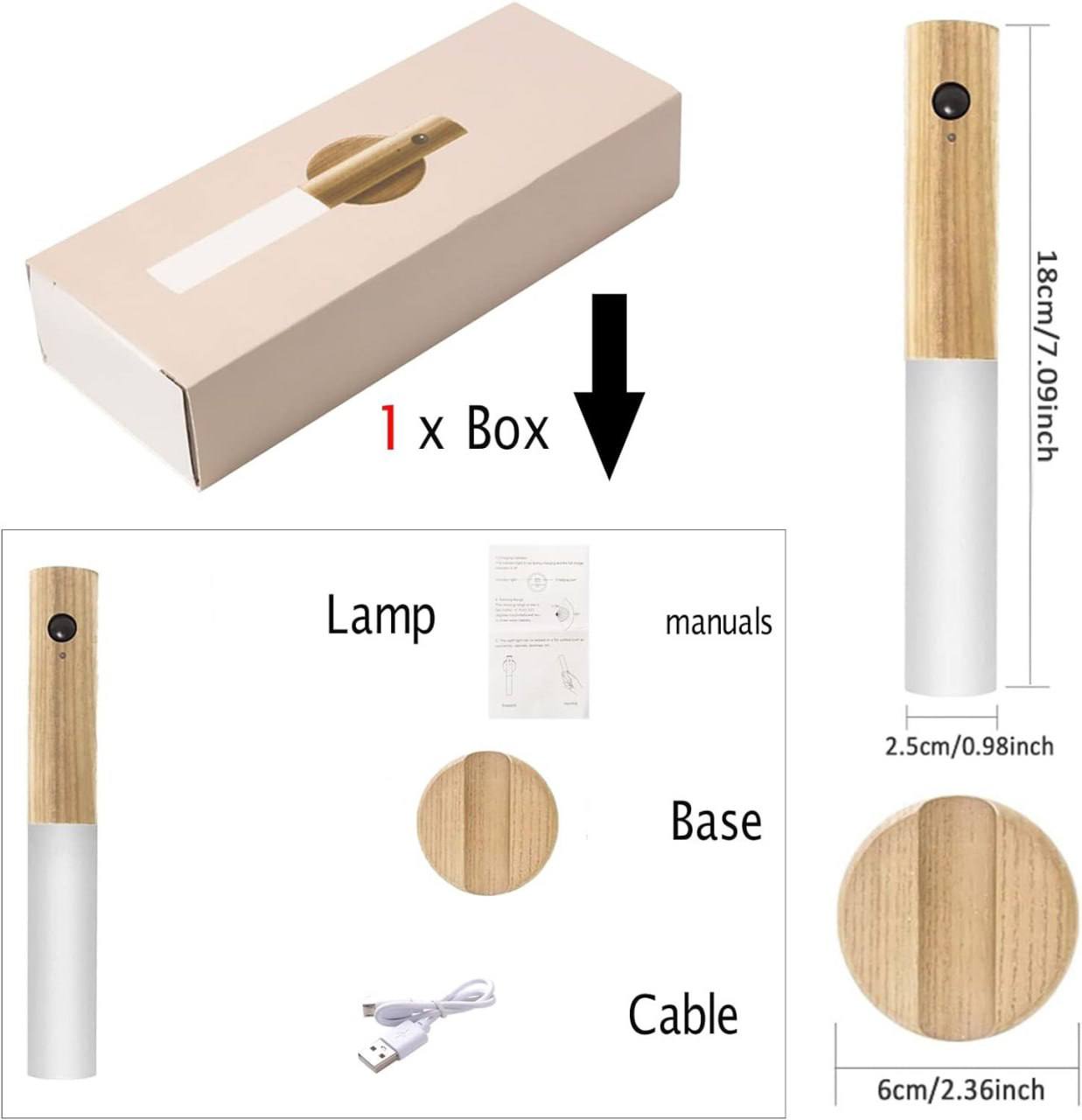 Fab Alchemy FabLit Magnetic Wood Stick Light - view 7