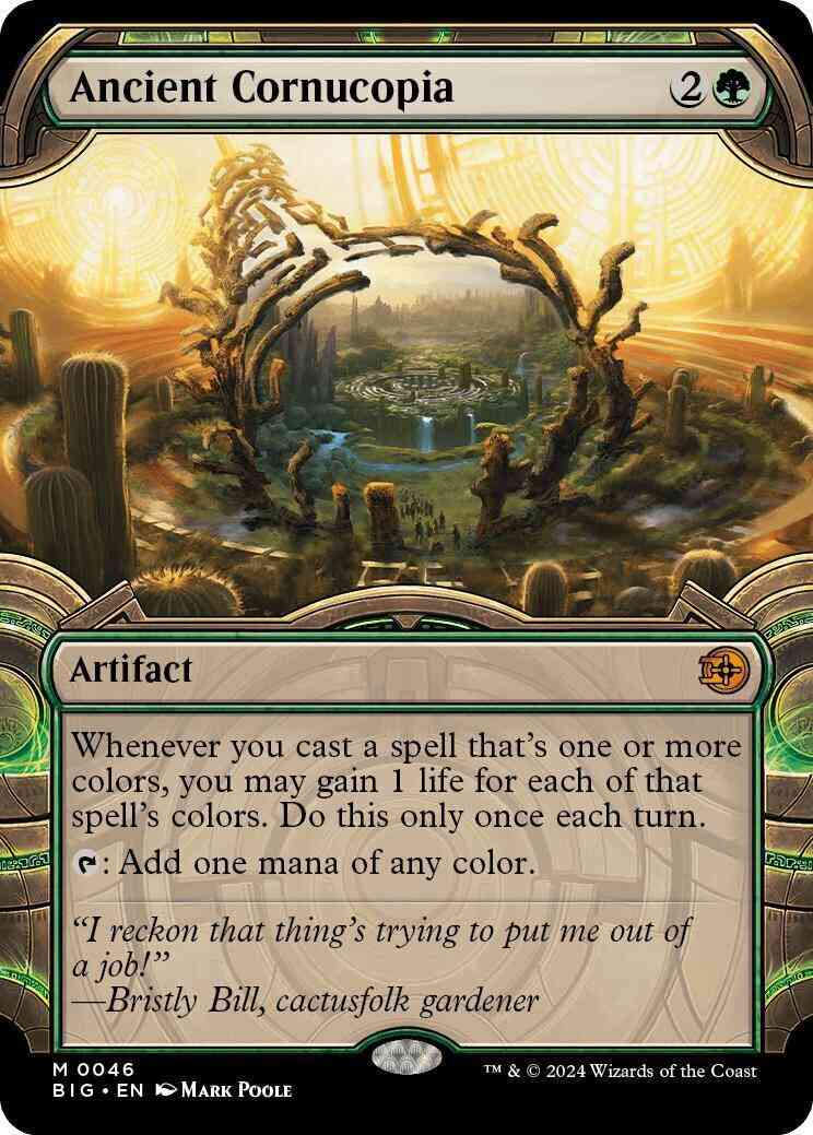 Ancient cornucopia 46 – Magic Ancient Cornucopia [46] [Vault Frame Showcase] [The Big Score] [Non-Foil]