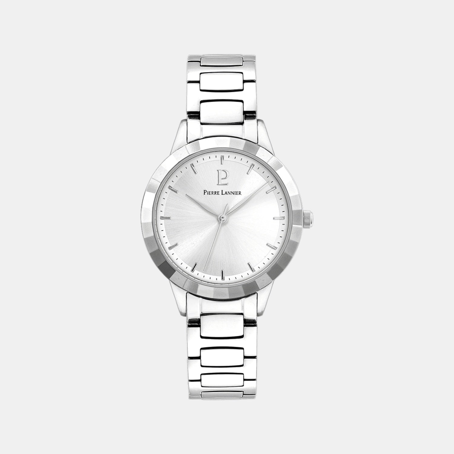 Pierre Lannier Galiera Women Quartz Silver Dial Analog Stainless Steel Watch 002H621
