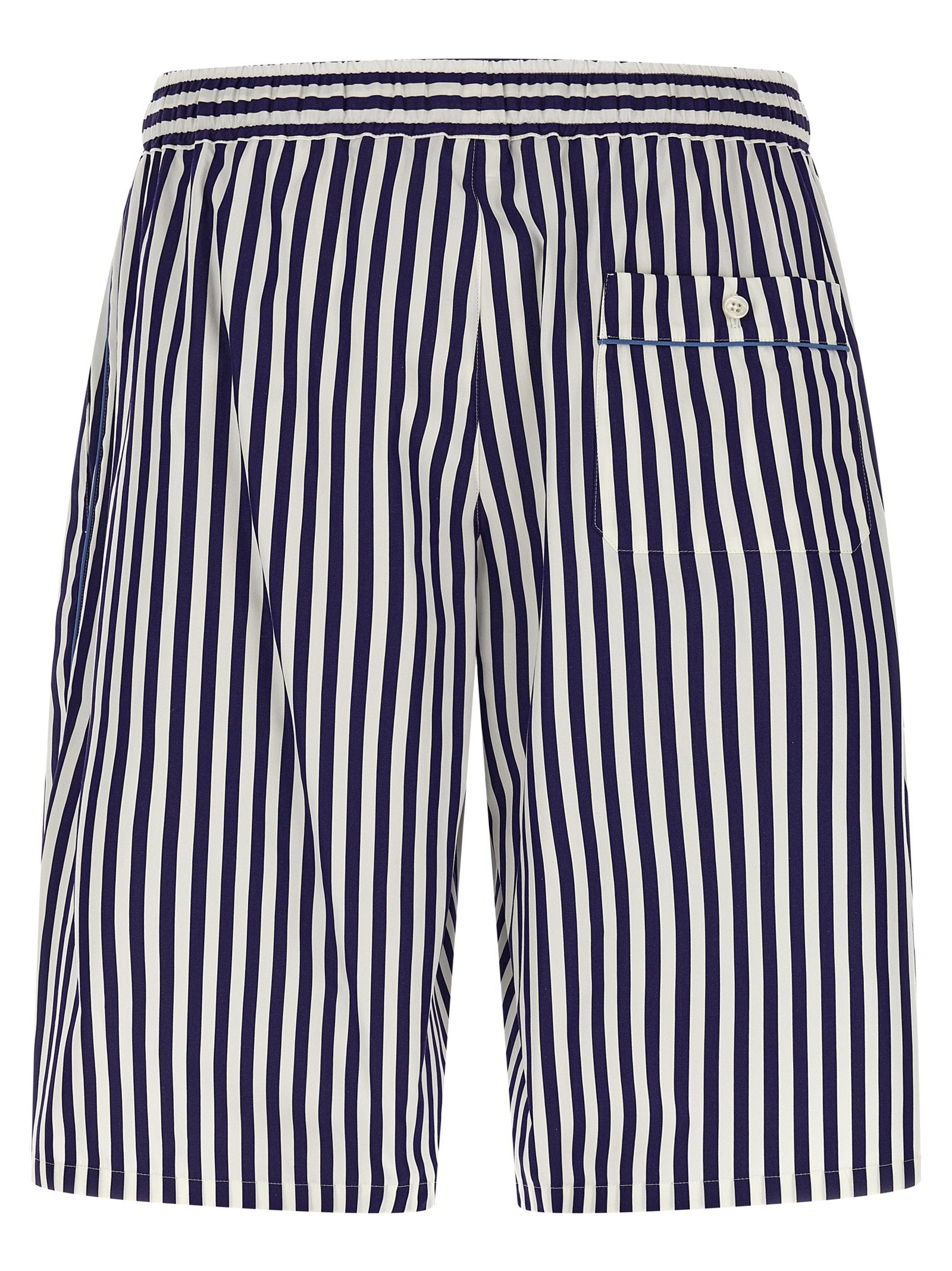 Dolce & Gabbana Striped Bermuda Shorts – 98% cotton 2% silk - view 2