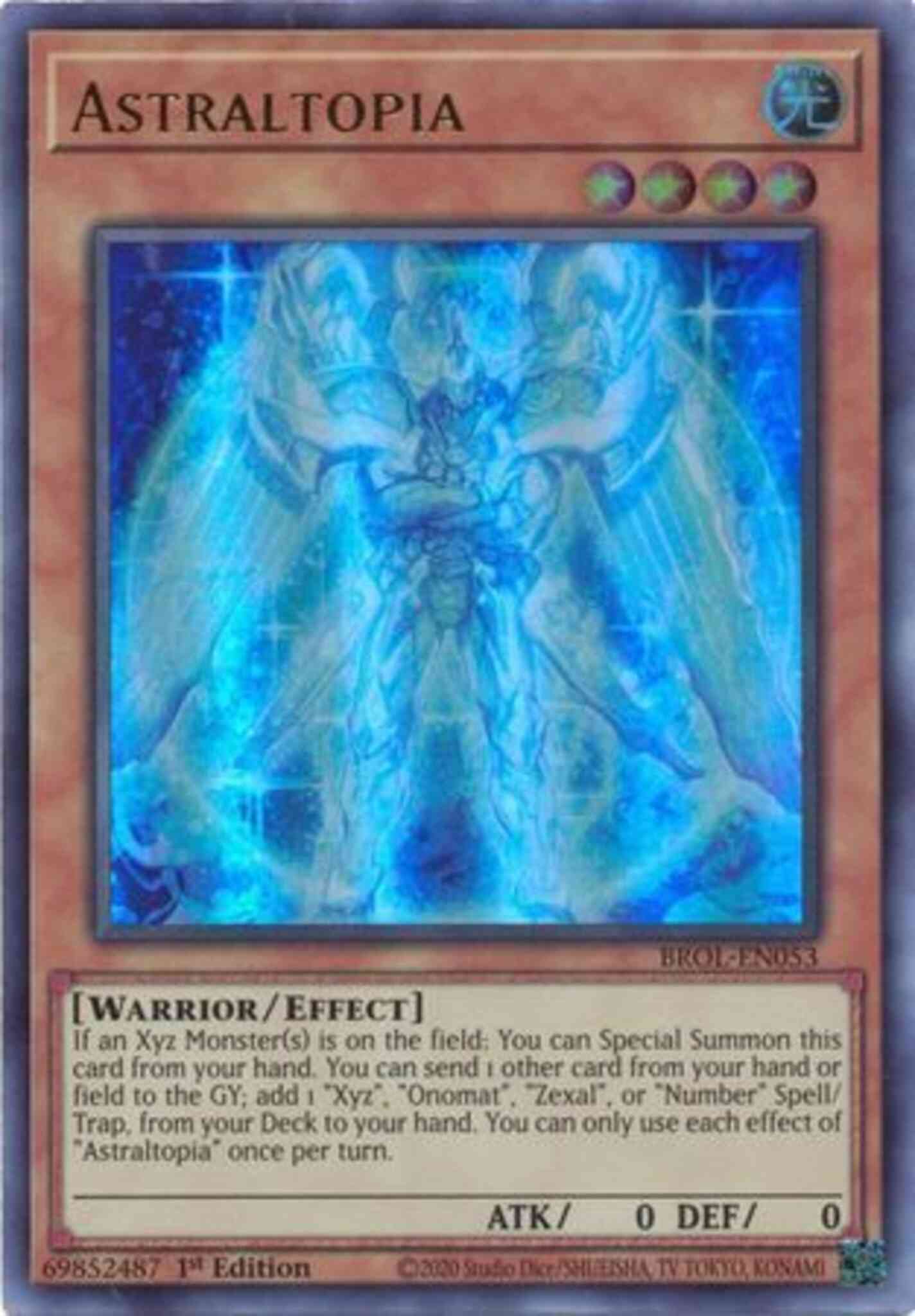 Yu-Gi-Oh! Astraltopia - BROL-EN053 - Ultra Rare - 1st Edition