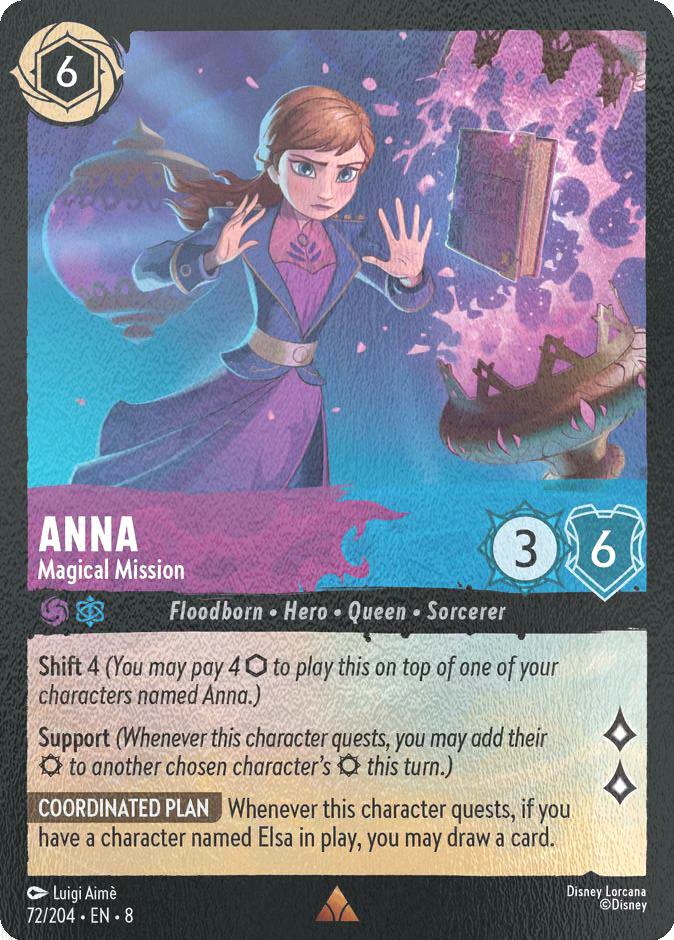 Lorcana Anna - Magical Mission - 72/204 [Reign of Jafar] [Cold Foil]