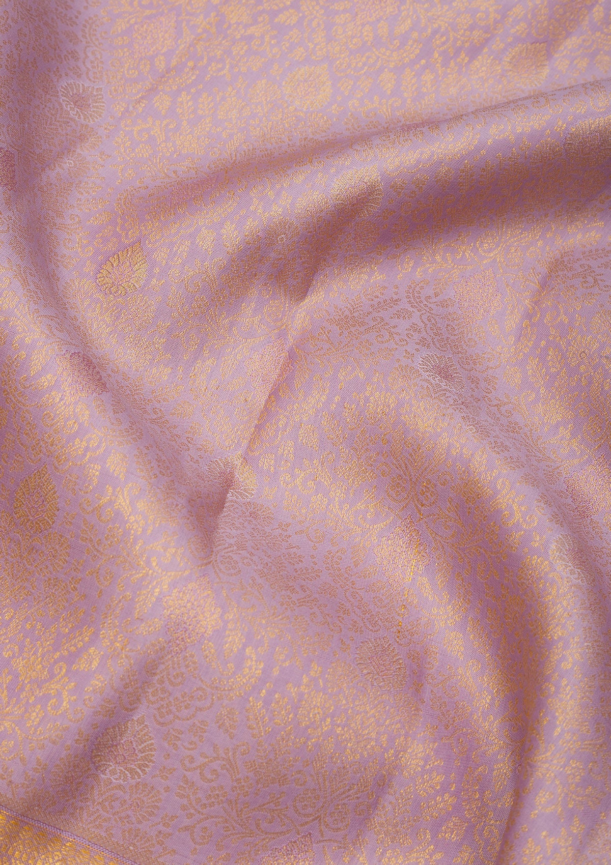 Koskii Lavender Zariwork Pure Silk Saree – Women's - view 2