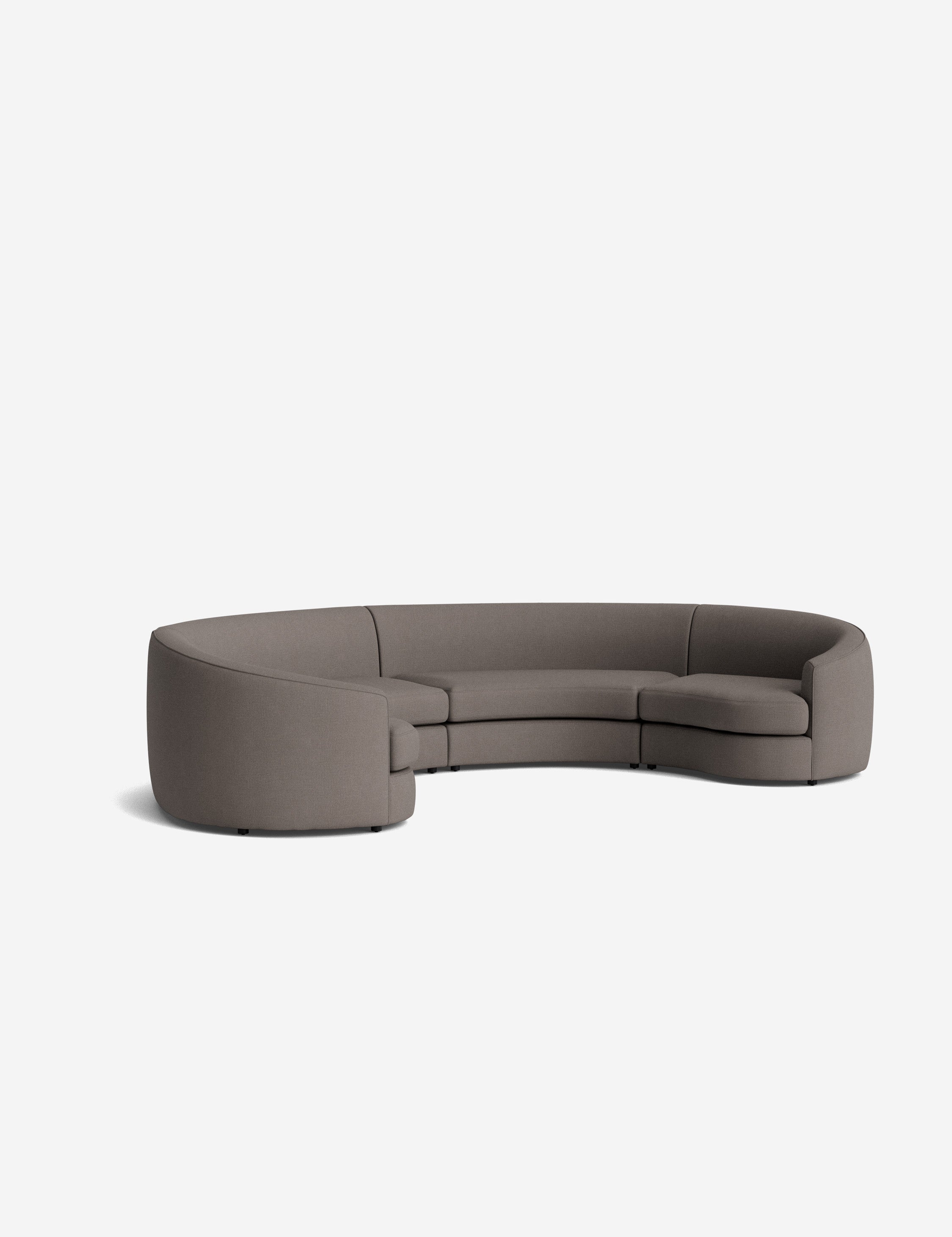 Lulu and Georgia Imada Modular Curved Sectional Sofa - view 191