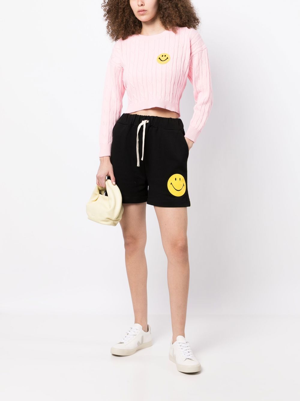 Joshua Sanders Smiley logo cotton shorts – Cotton 100% - view 2