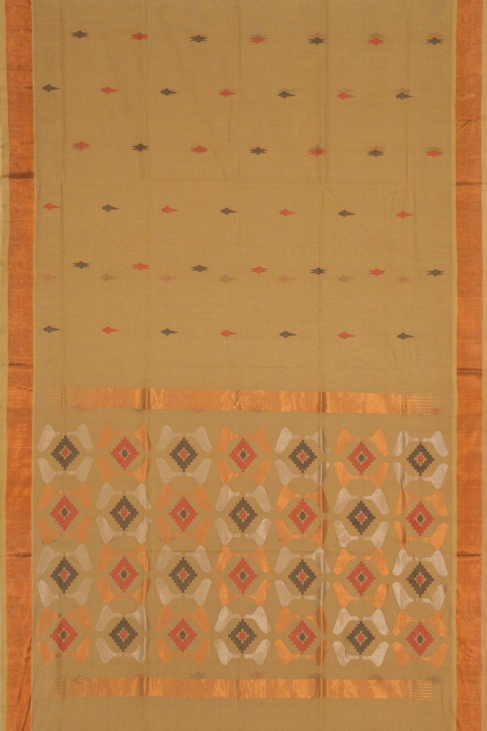 Kalanjali Cotton Jamdani Saree – Women's - view 3