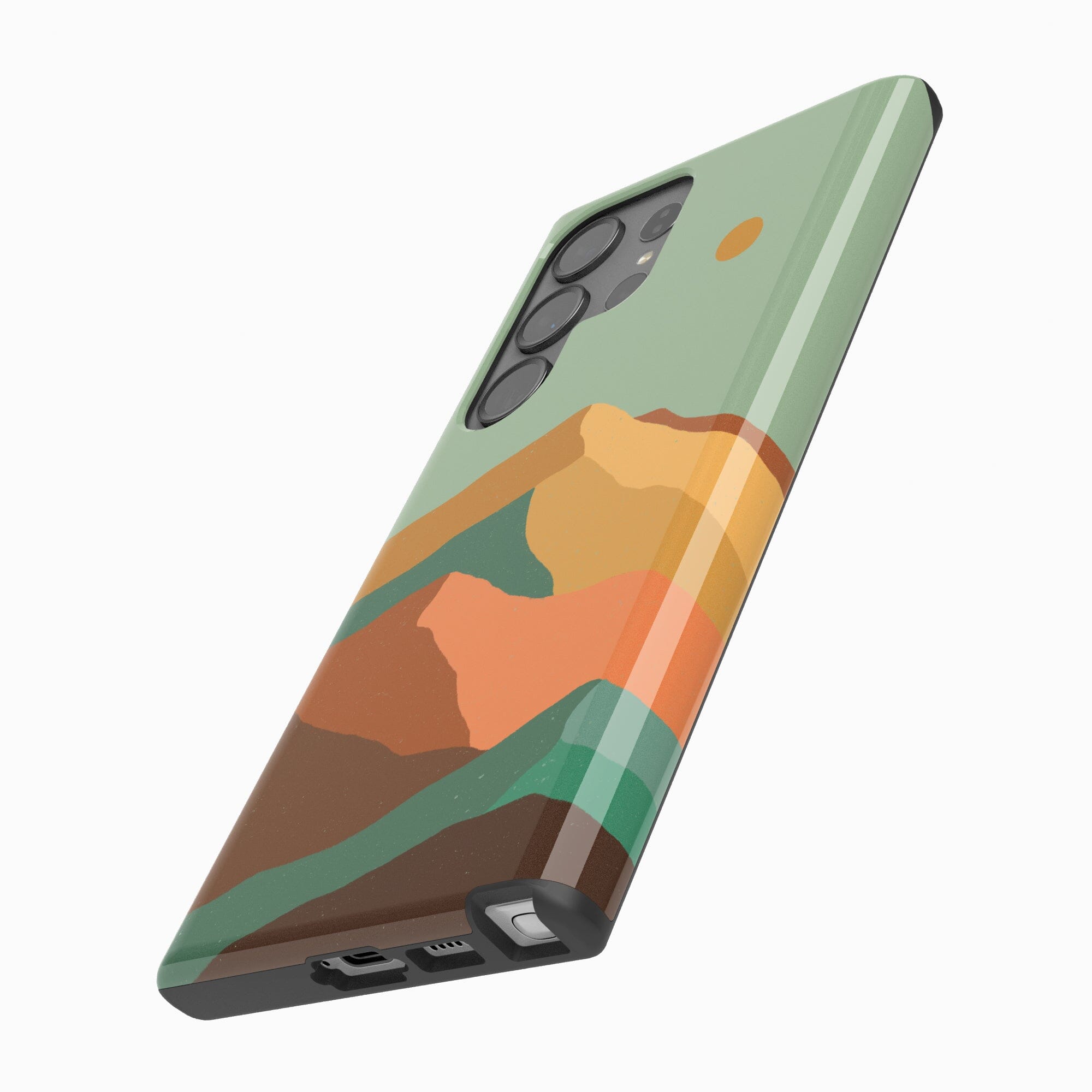 Casetry Endless Peaks | Colorblock Mountain Samsung Case - view 4
