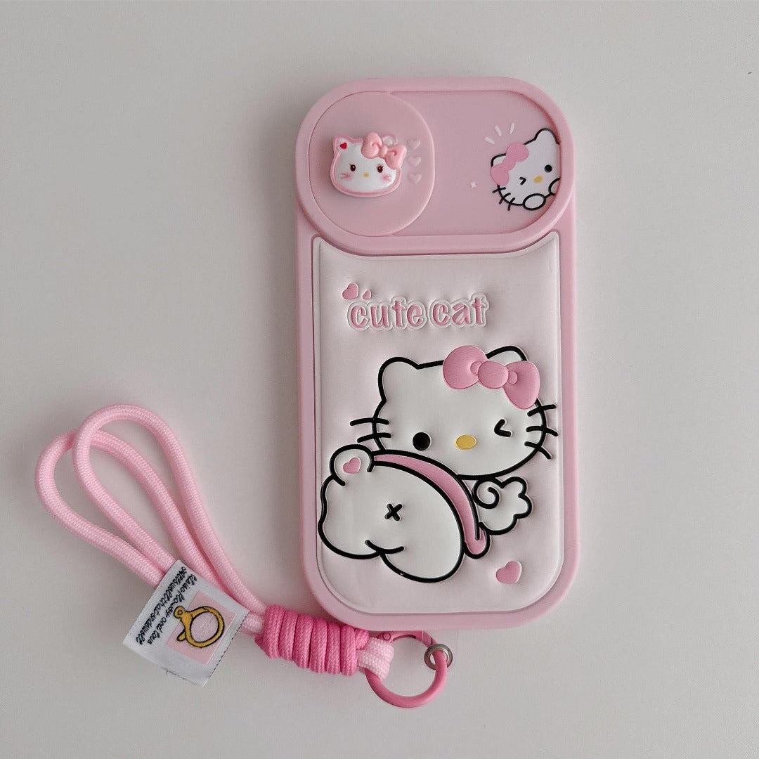 Peeperly Kitty Emboss Push Cam Window Case with Lanyard - view 4