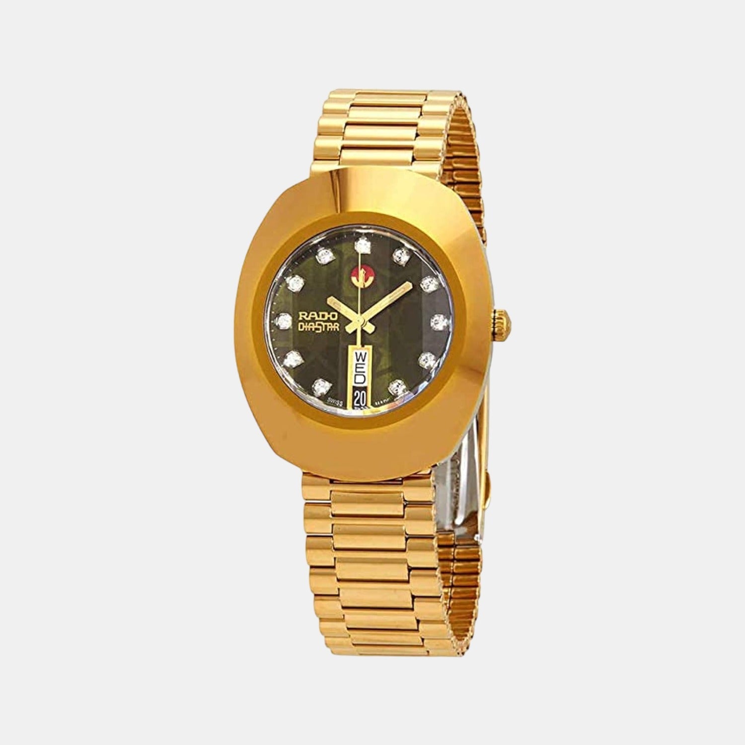 Rado Diastar Men Automatic Green Dial Analog Stainless Steel Watch R12413533