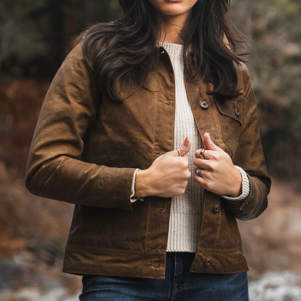 Thursday - Women's Jackets Waxed Canvas Field Jacket | Coyote