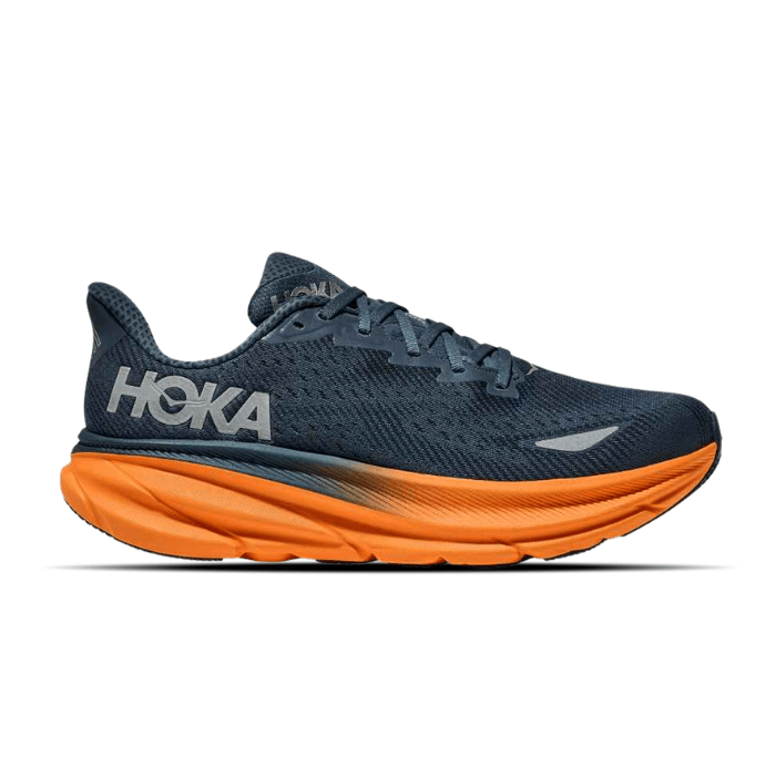HYPE ELIXIR Hoka Clifton 9 GTX Stormy Skies Orange Zest