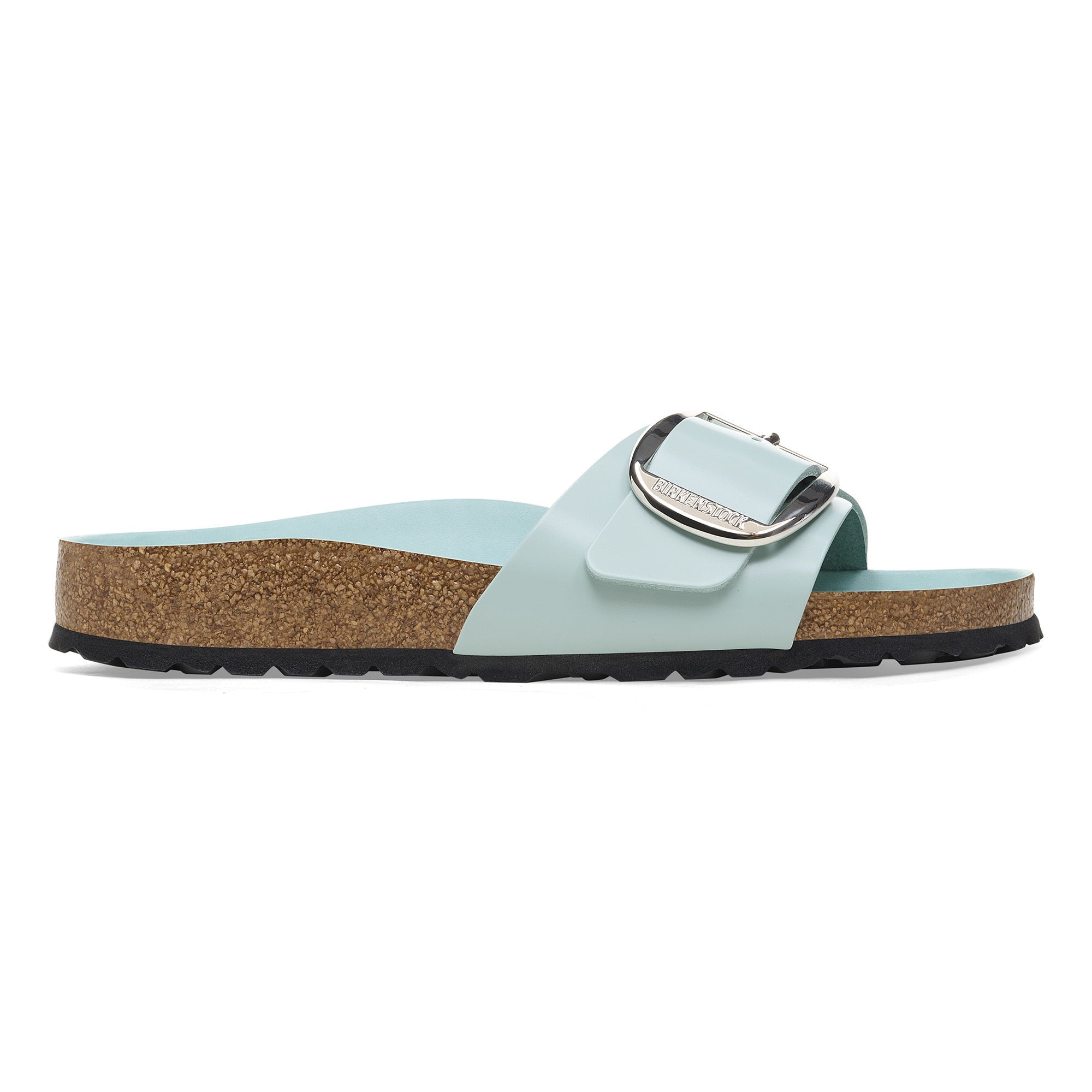 Birkenstock Madrid Big Buckle Natural Leather Patent - view 4