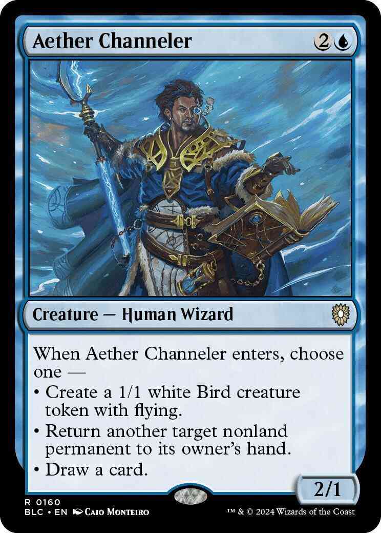 Aether channeler 160 – Magic Aether Channeler [160] [Bloomburrow: Commander] [Non-Foil]