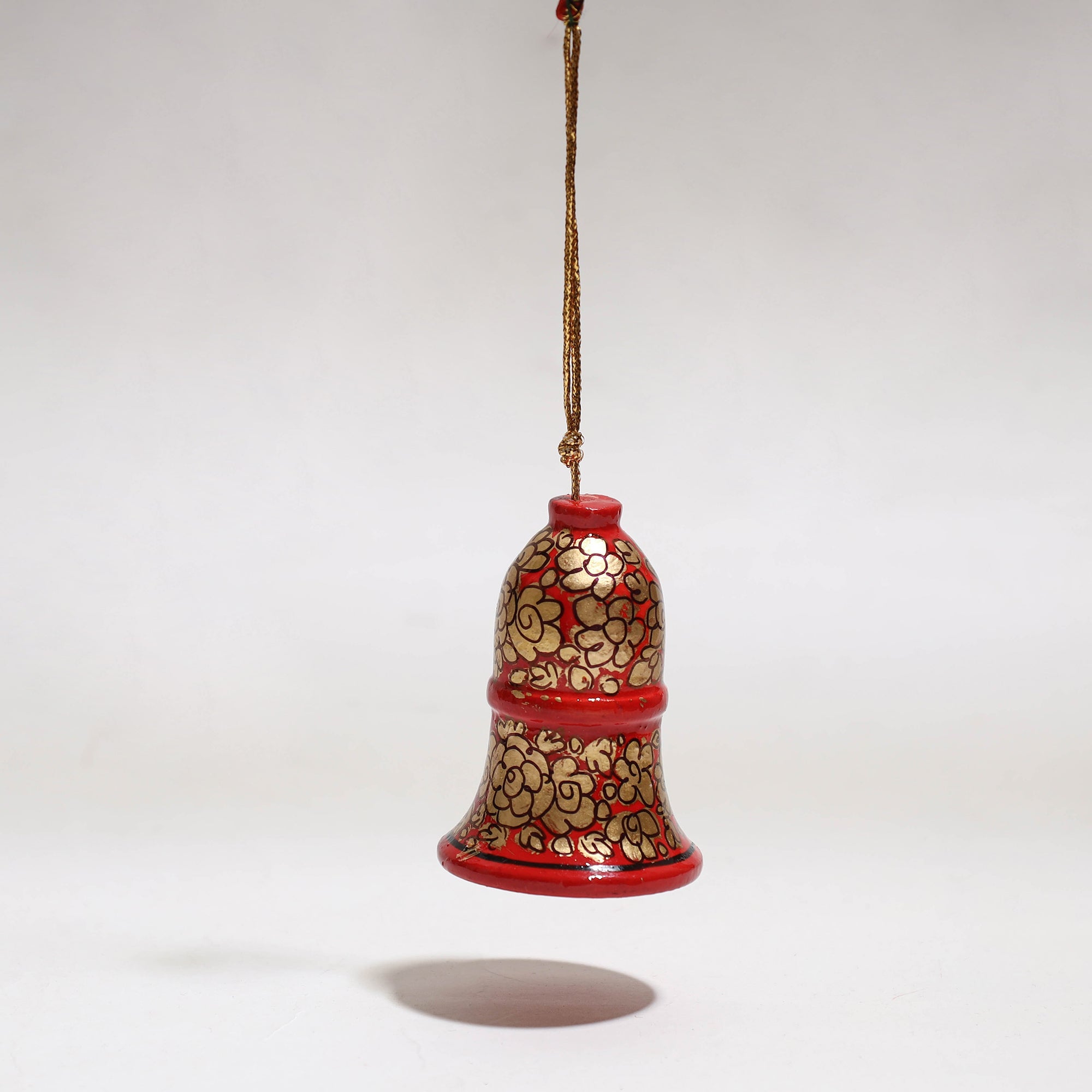 ZAHID HUSSAIN BHAT Bell - Kashmir Handpainted Christmas Decor Ornament 10 - view 2