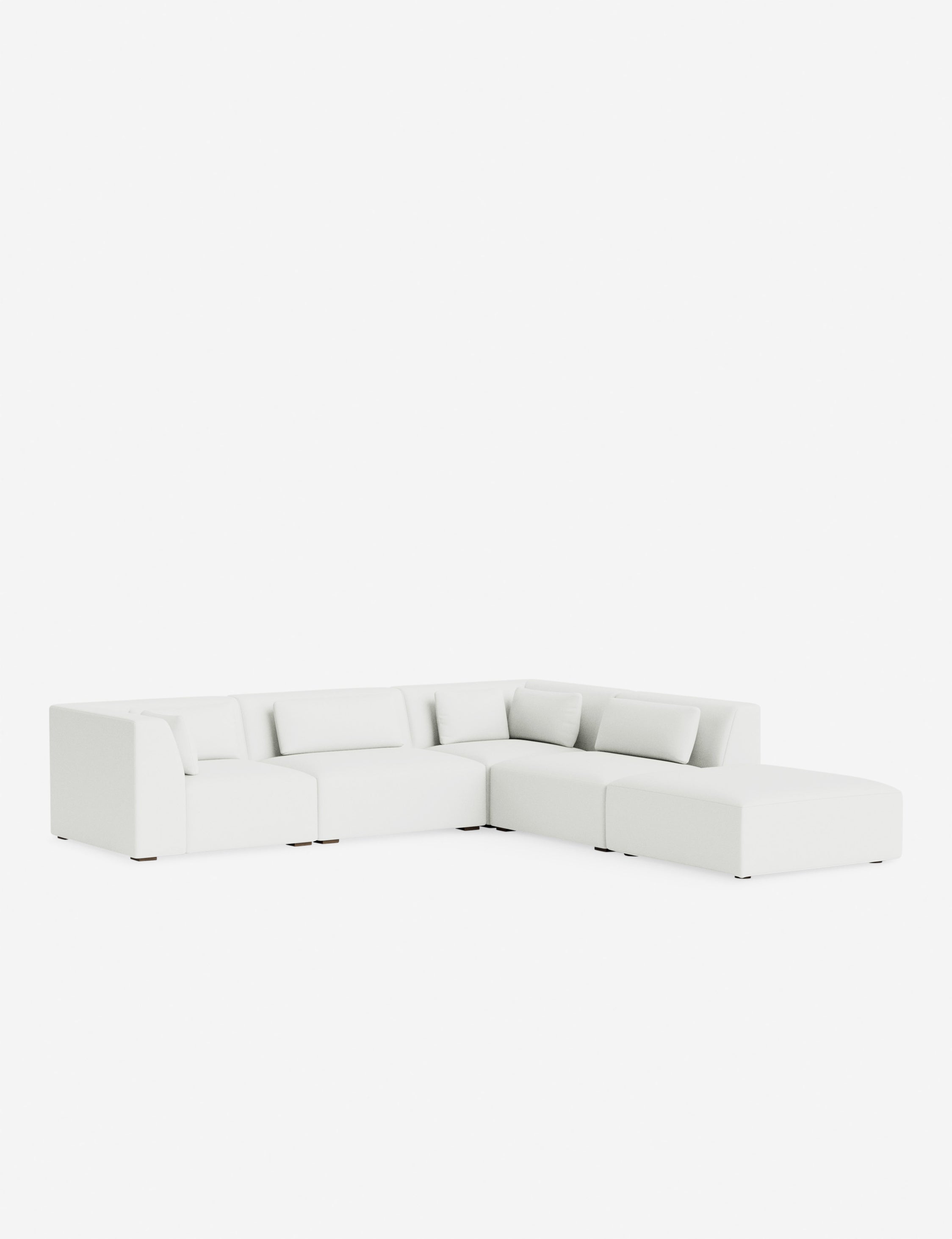 Lulu and Georgia Koh Modular Sectional Sofa With Ottoman - view 86