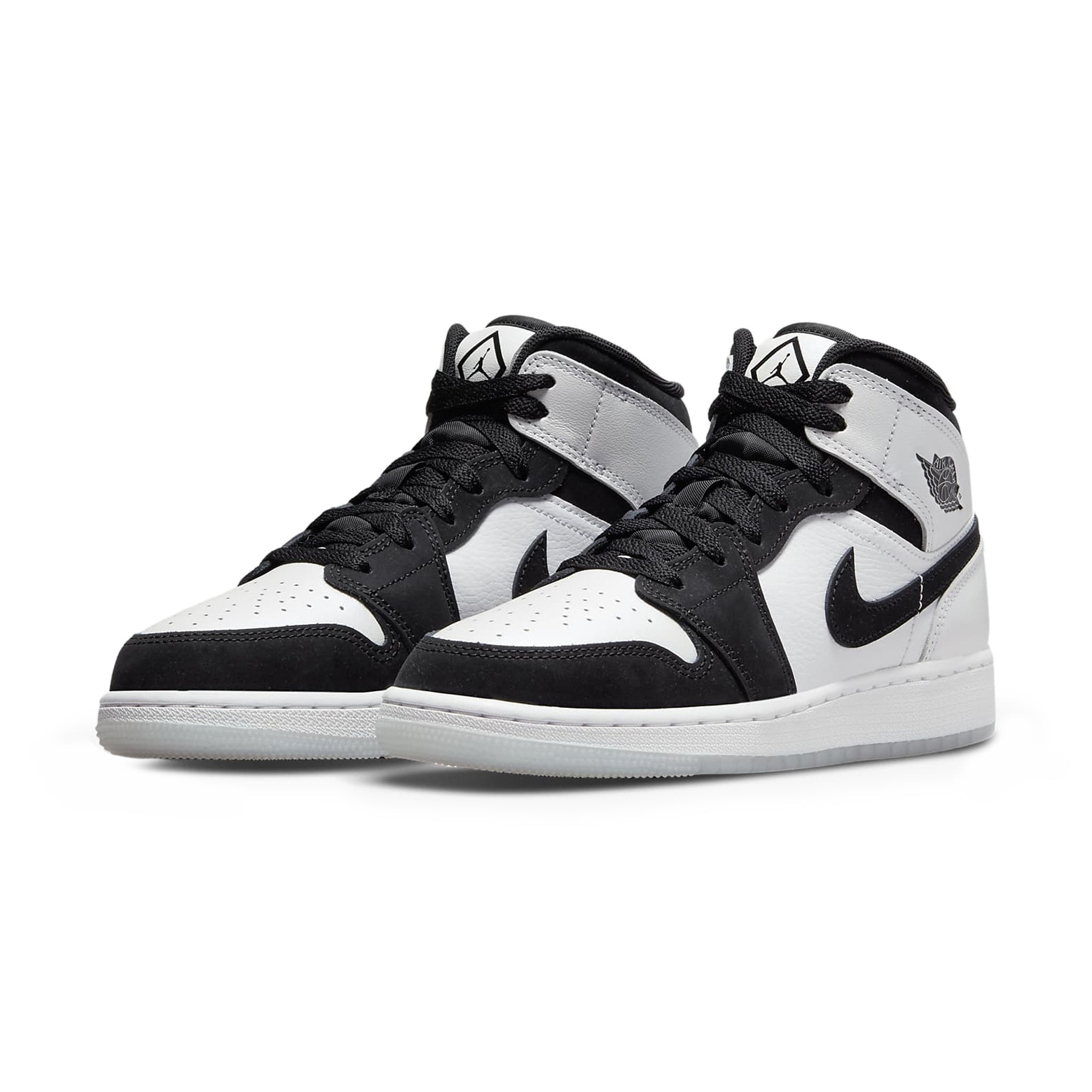 Air Jordan 1 Mid Diamond Shorts (GS) – White - view 2