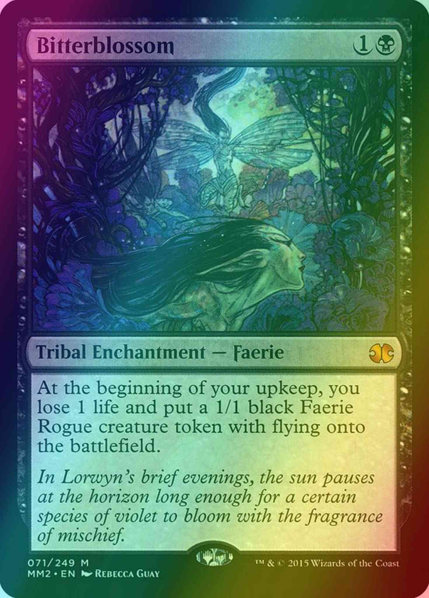 Bitterblossom 71 modern – Magic Bitterblossom [71] [Modern Masters 2015] [Foil]
