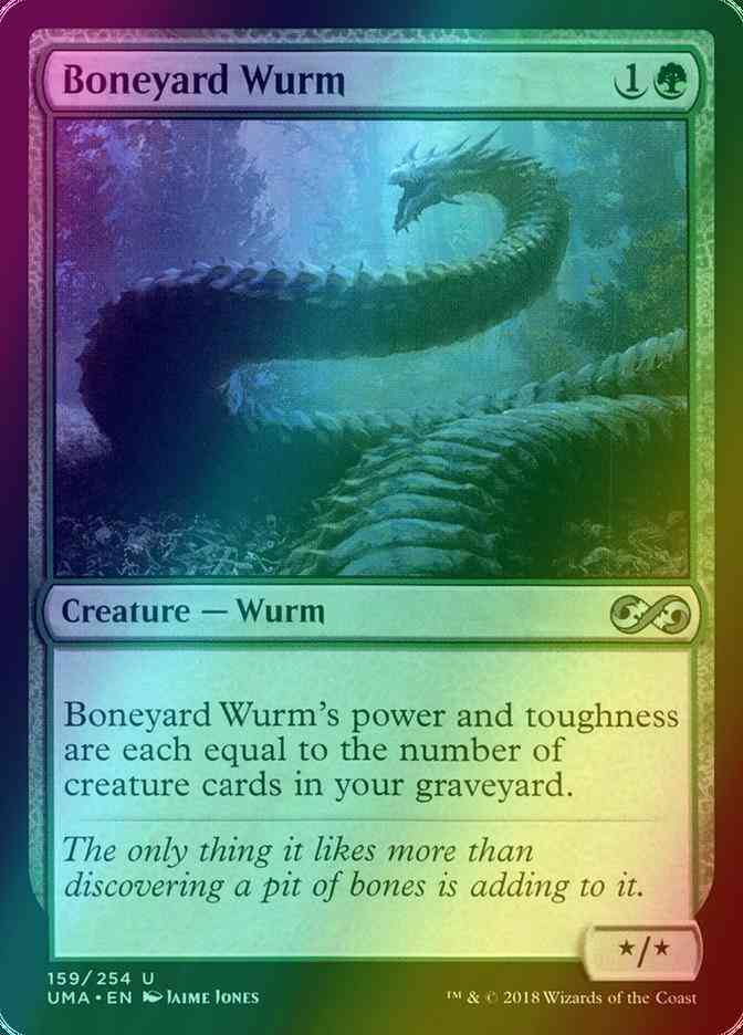Boneyard wurm 159 – Magic Boneyard Wurm [159] [Ultimate Masters] [Foil]