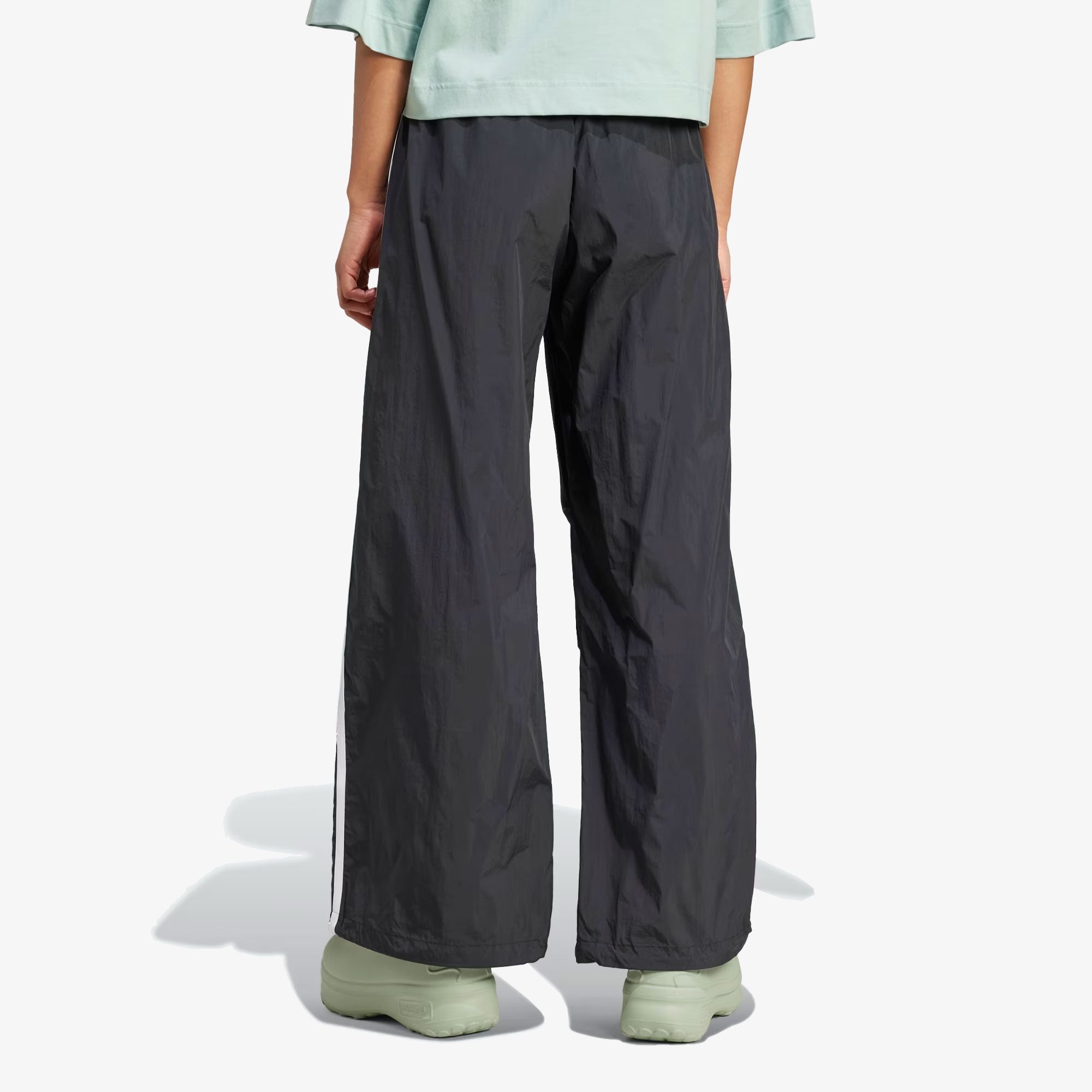 Adidas Originals | 3-stripes Woven Parachute Pants { Black - view 2