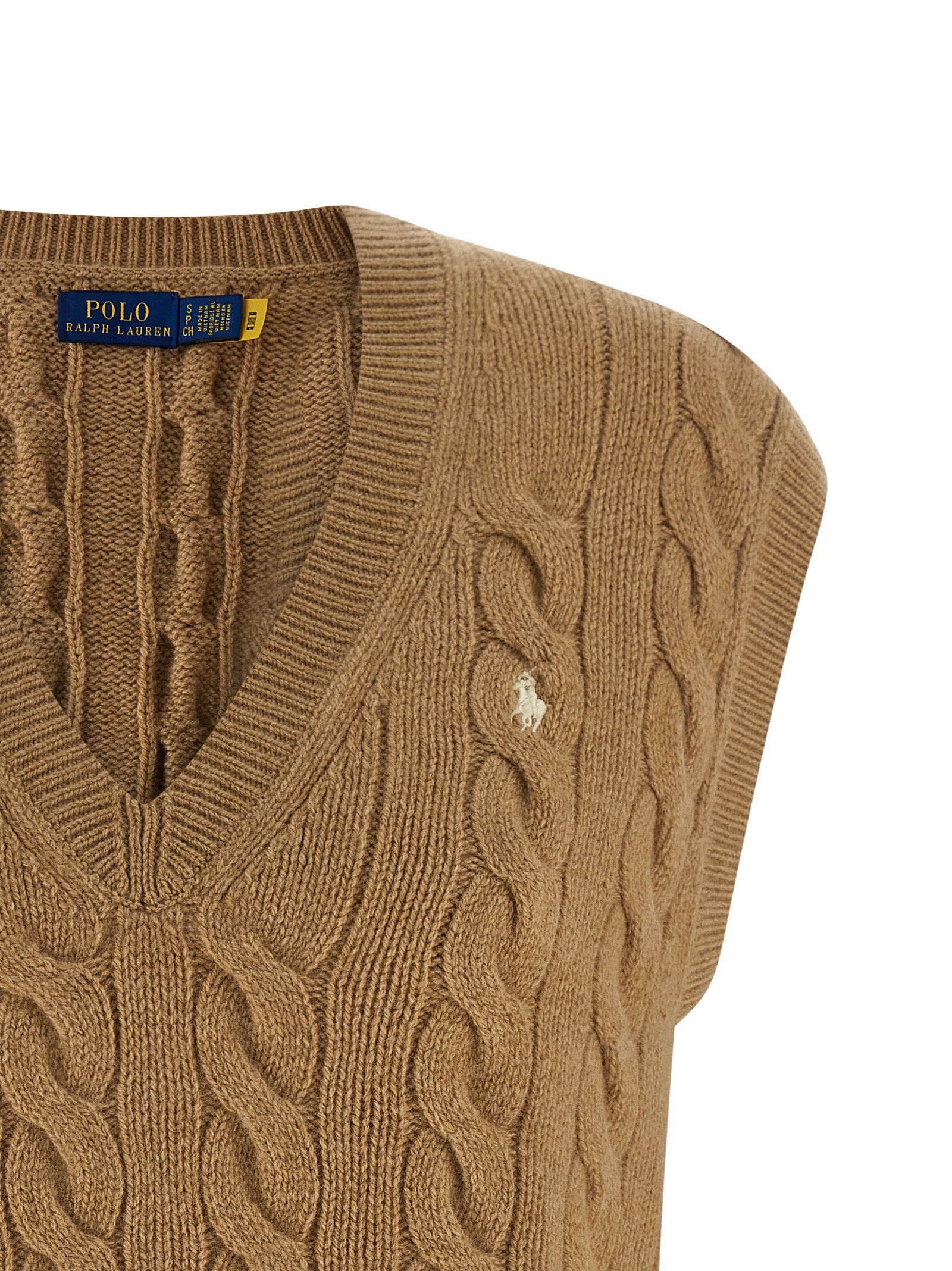 Polo Ralph Lauren Braided Vest – 90% wool, 10% cashmere - view 3