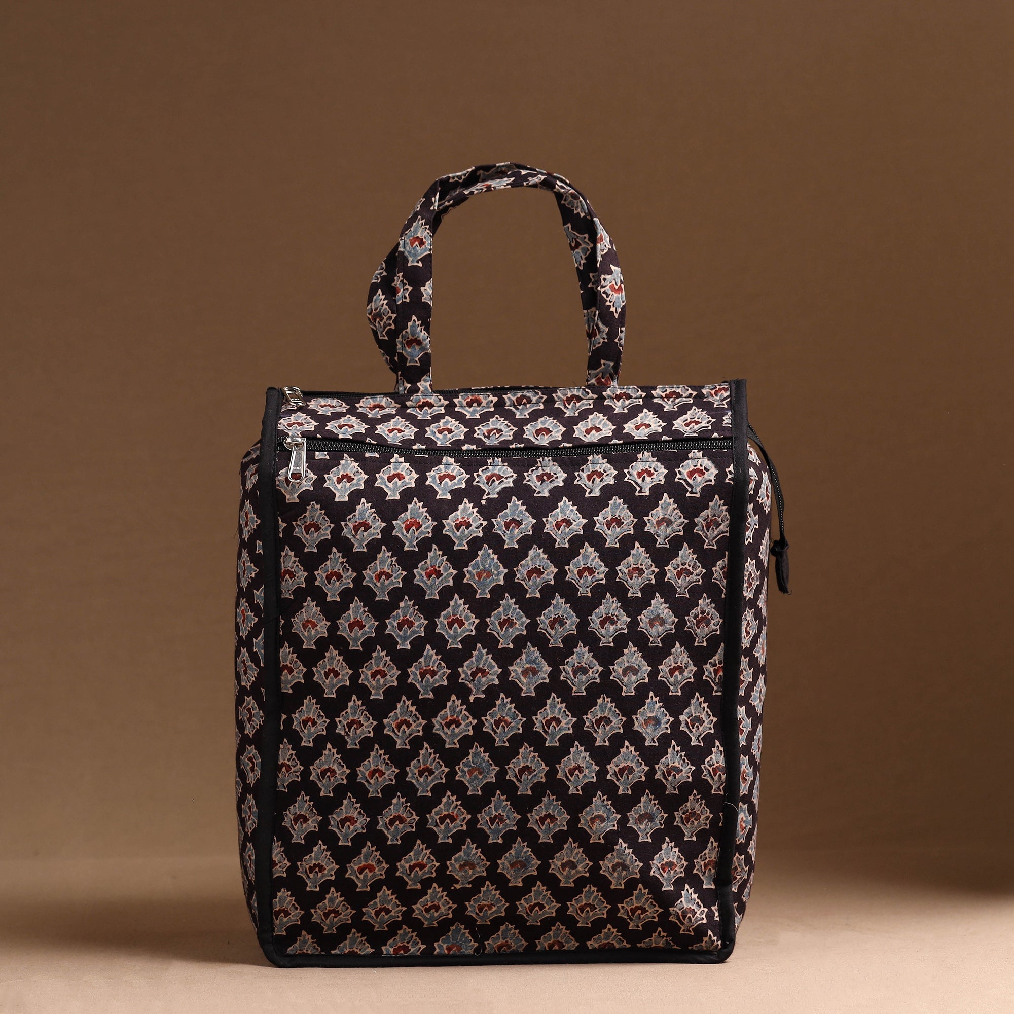 NOORI BAZAR Black - Handcrafted Cotton Shopping Bag 24