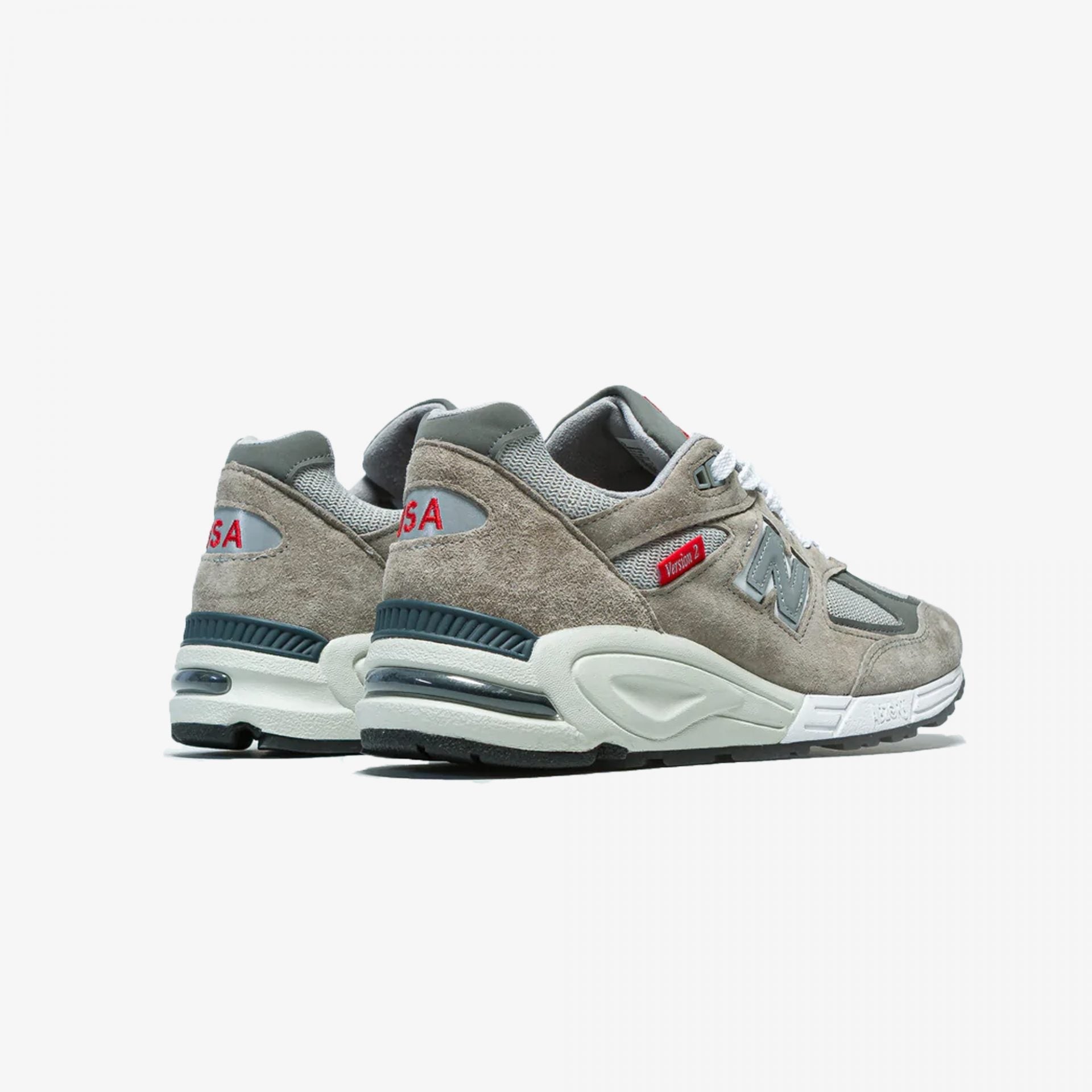 New Balance | 990V2 { TAUPE/WHITE/GREY - view 2