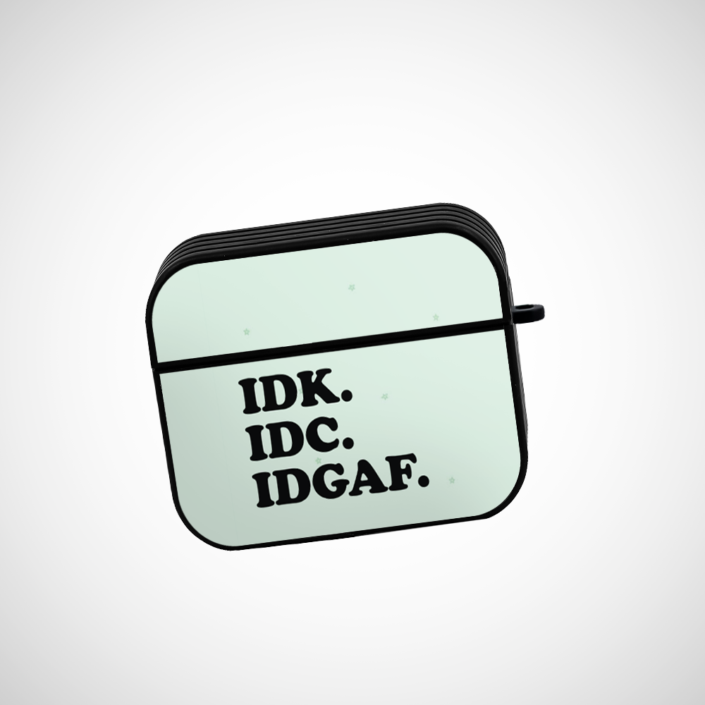 Cover It Up IDGAF Glass Airpods 3rd Gen Case Covers