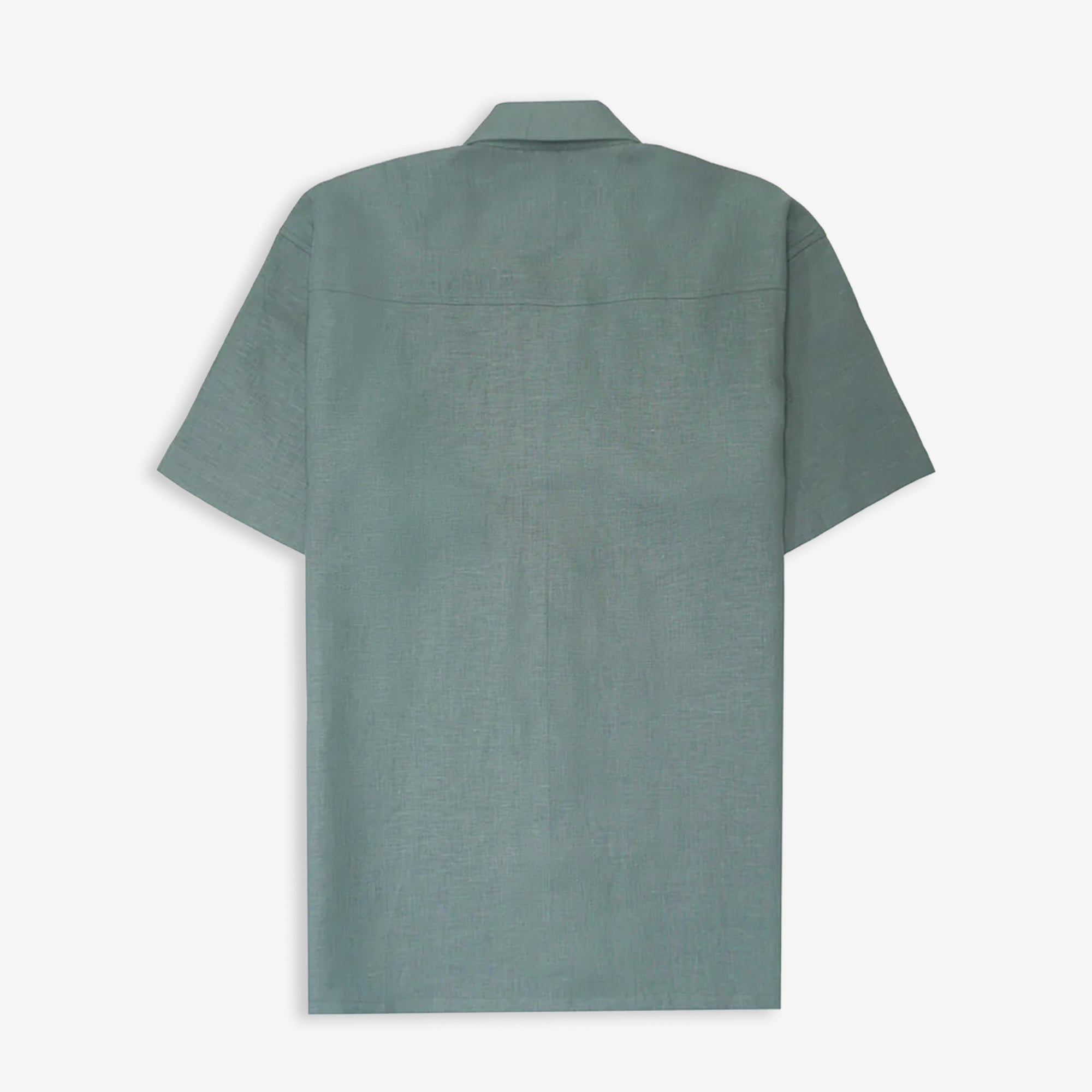 Jaywalking | Beige Linen Shirt { Sage - view 2