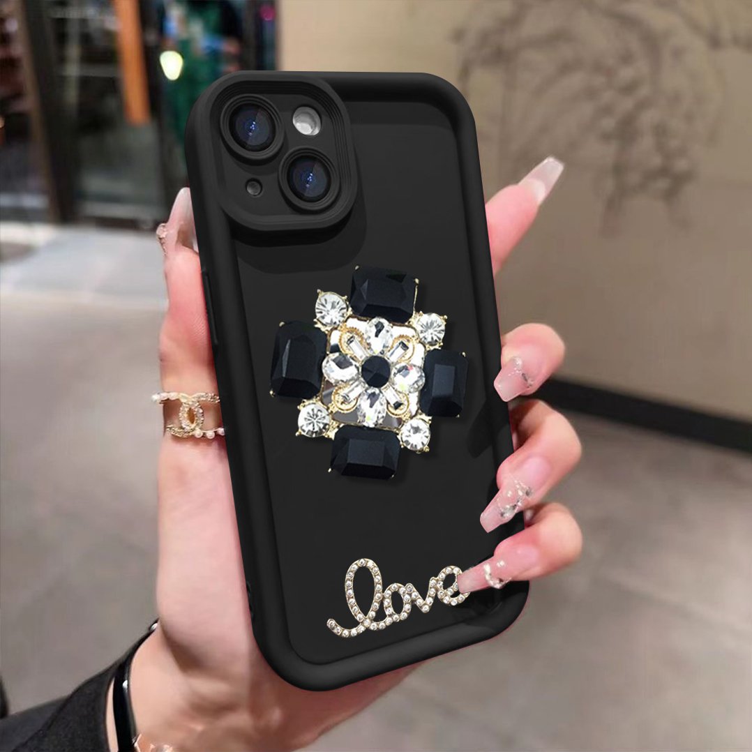 Peeperly Glamorous Rhinestone Pearl Case with Bracelet - view 2