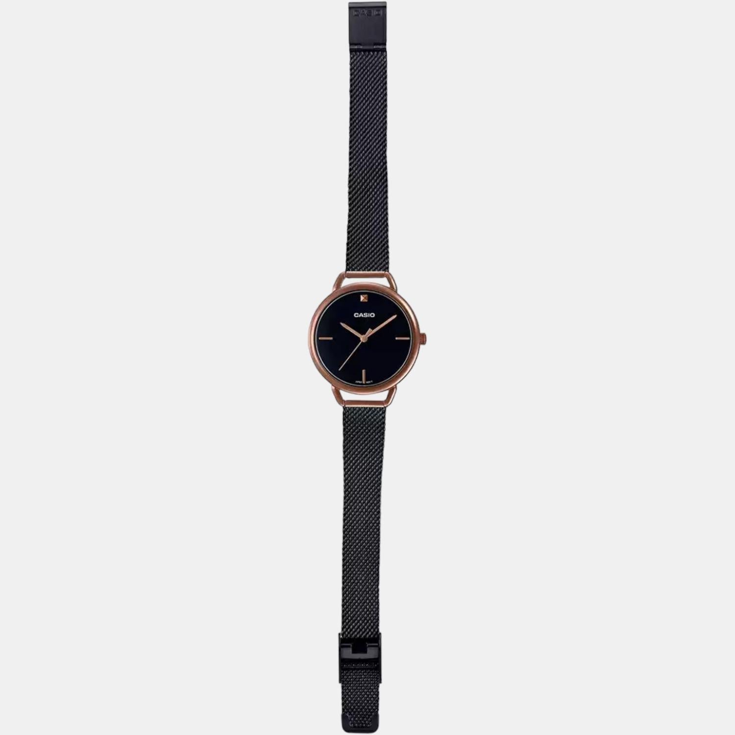 Casio Enticer Women Quartz Black Dial Analog Stainless Steel Watch A1811 - view 7