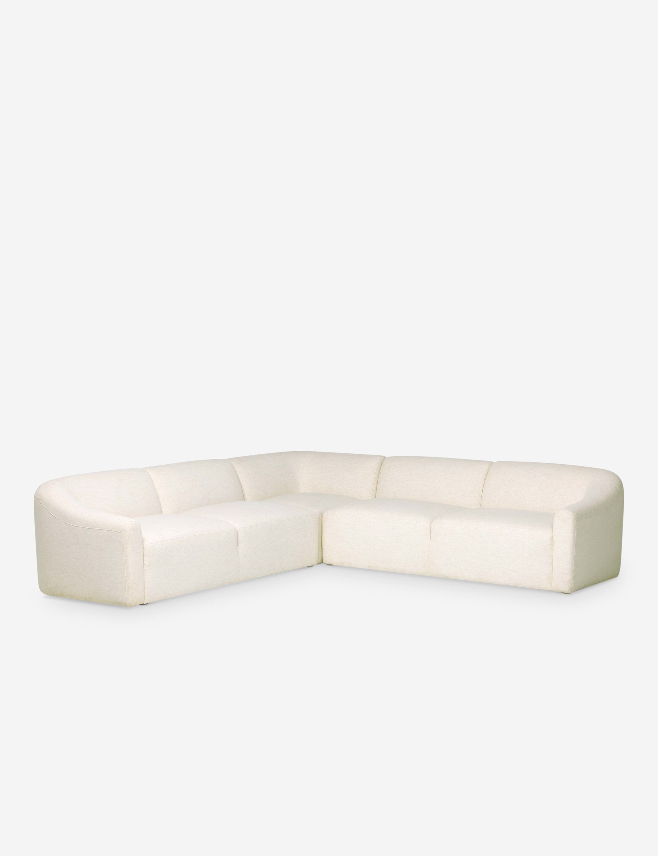 Lulu and Georgia Lindsay Sectional Sofa – Cream