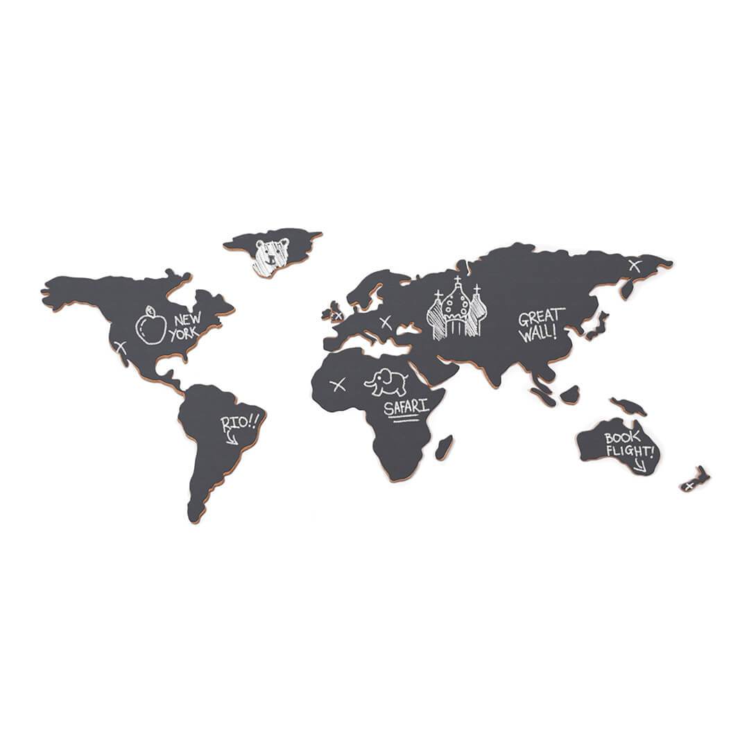 Luckies Chalkboard Map DIY - view 5