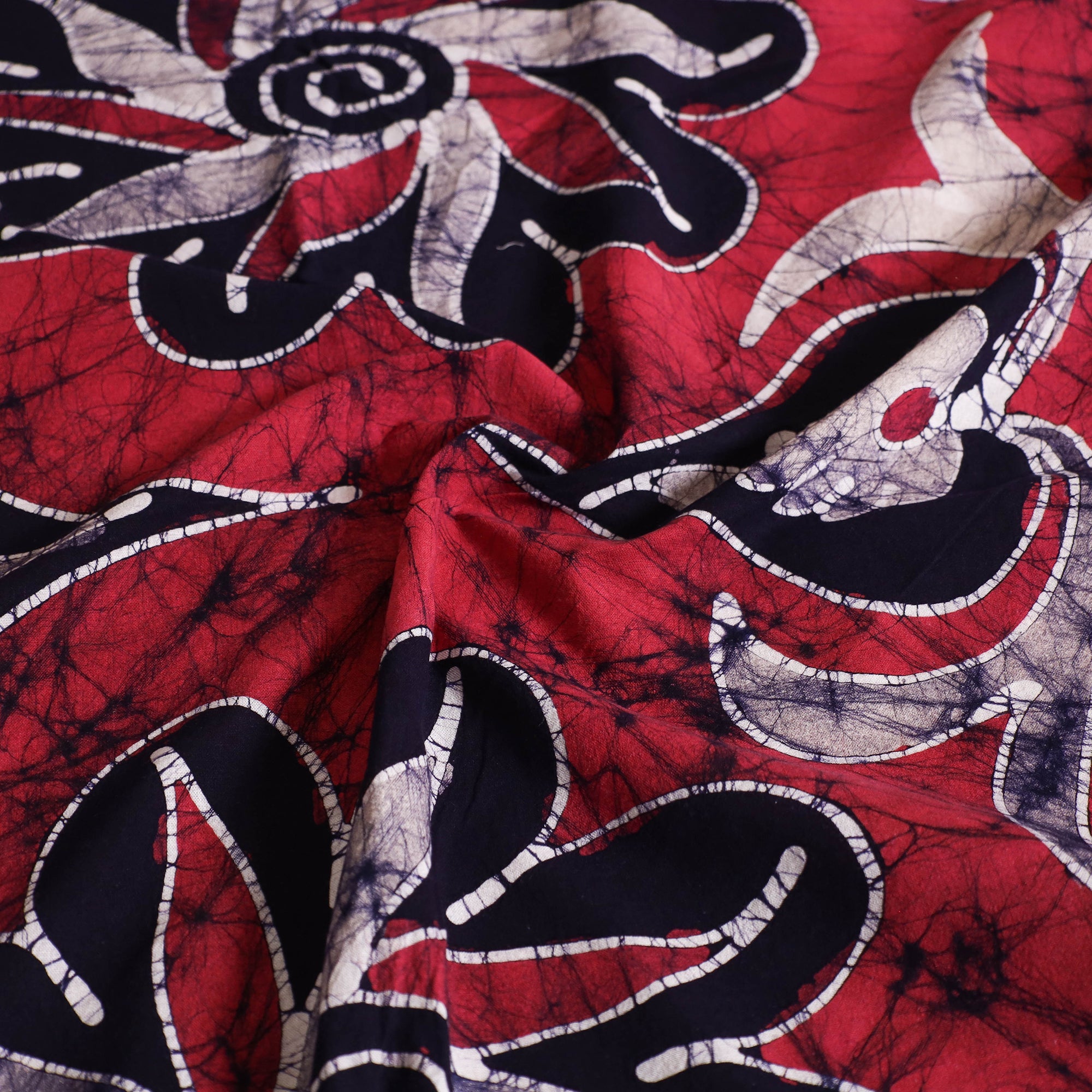KACHCHH JI CHHAAP Black - Hand Batik Printed Cotton Single Bed Cover (96 x 59 in) 46 - view 5