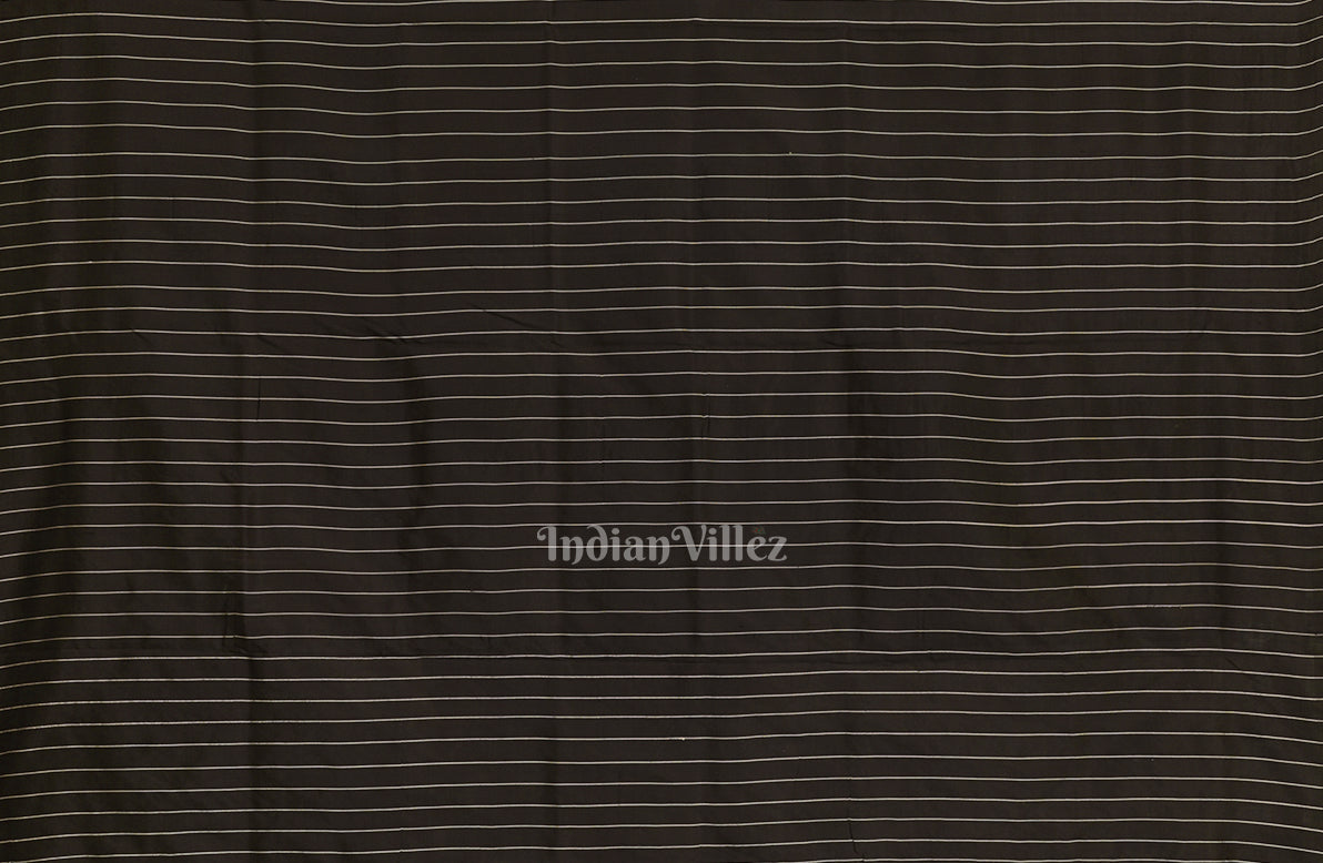 IndianVillèz Black Vase Designer Contemporary Silk Saree - view 5
