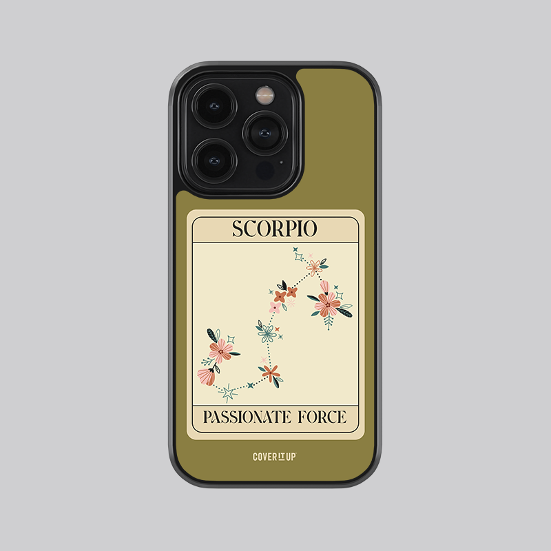 Cover It Up Scorpio Zodiac Glass Case