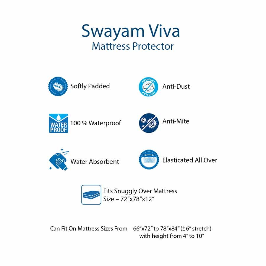 Swayam India Viva Mattress Protector-88014 - view 4