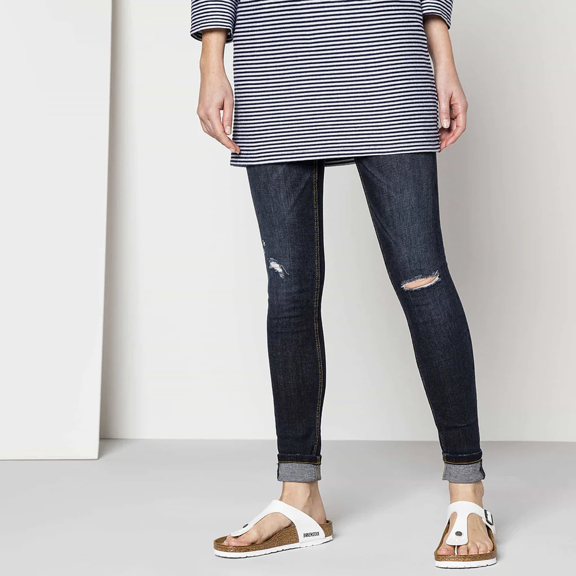 Birkenstock | GIZEH BIRKO-FLOR { WHITE - view 4