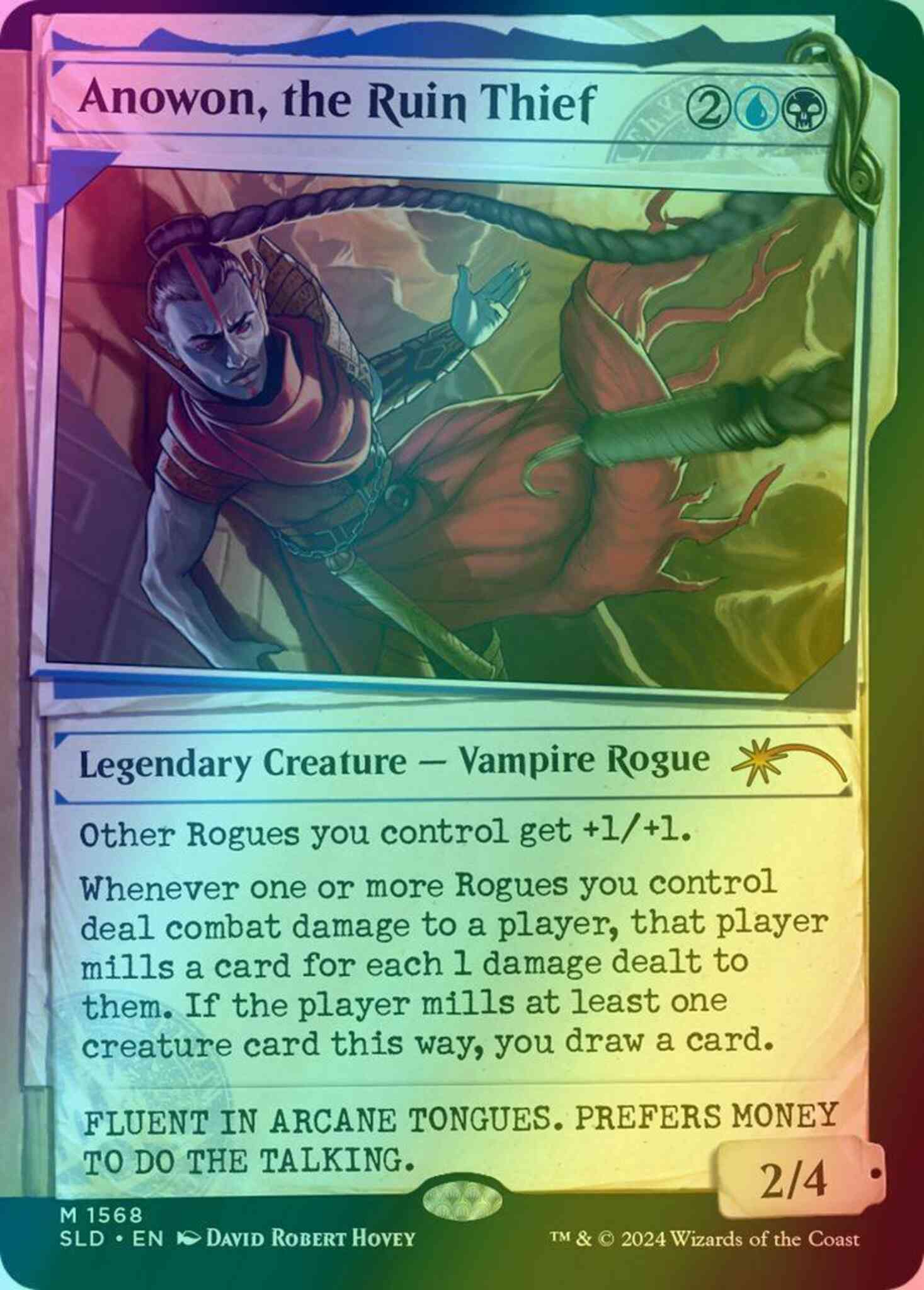 Anowon the ruin – Magic Anowon, the Ruin Thief [1568] [Dossier Showcase] [Showcase: MKM] [Secret Lair Drop] [Foil]
