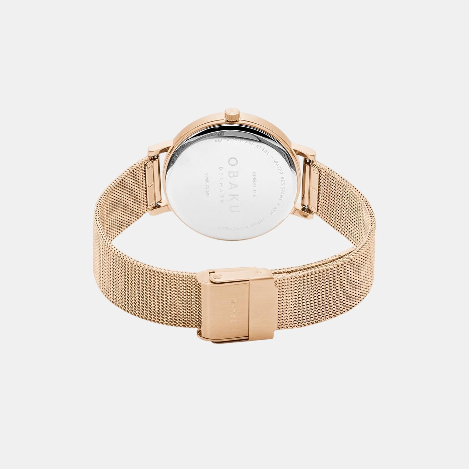 Obaku Brink Women Quartz White Dial Analog Stainless Steel Watch V248LXVIMV - view 2