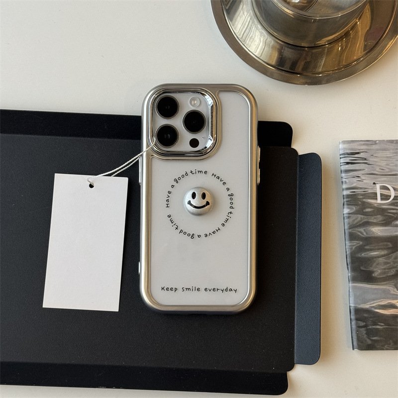 Peeperly 3D Smiley Face Cheerful Case – No Color - view 7