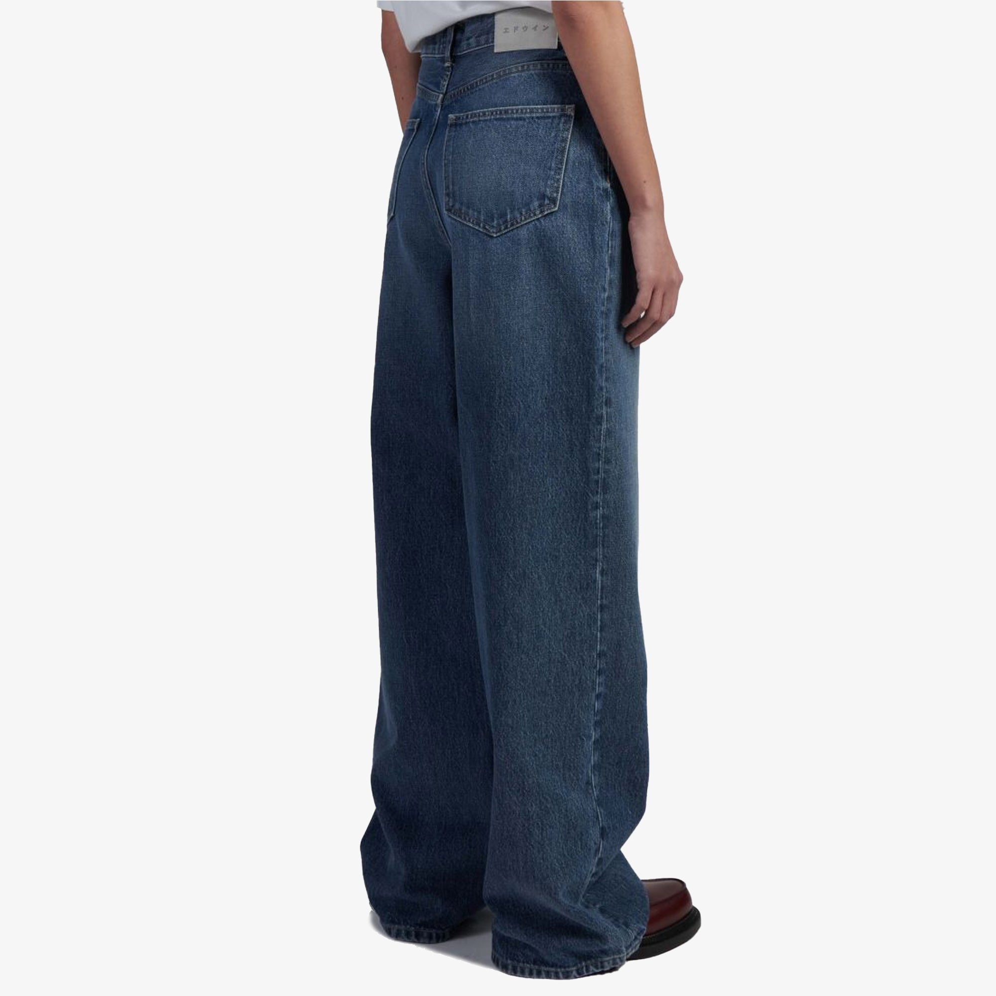 Edwin | W' Olivia Pant { Blue - view 3