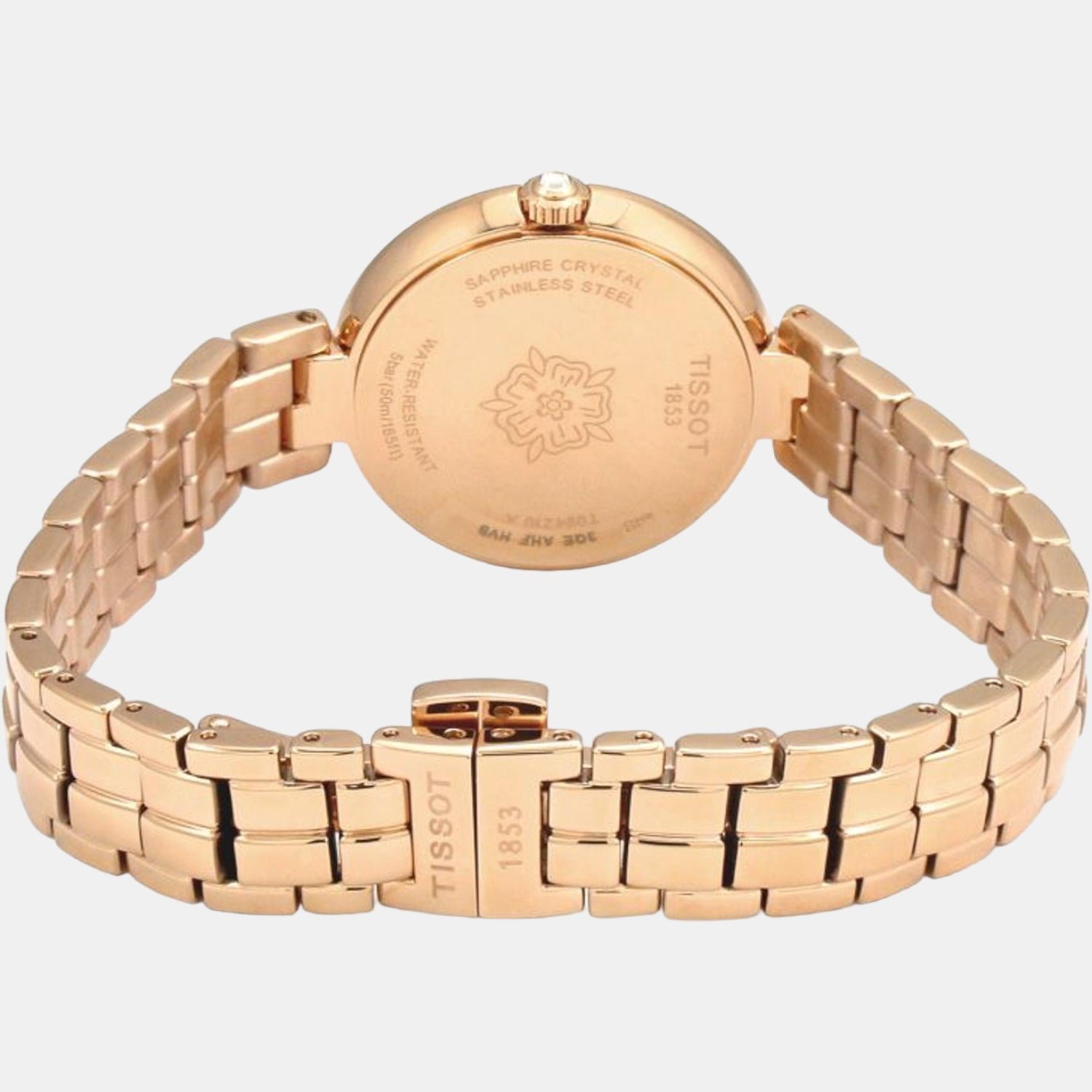 Tissot Flamingo Women Quartz Mother Of Pearl Dial Analog Stainless Steel Watch T0942103311101 - view 4