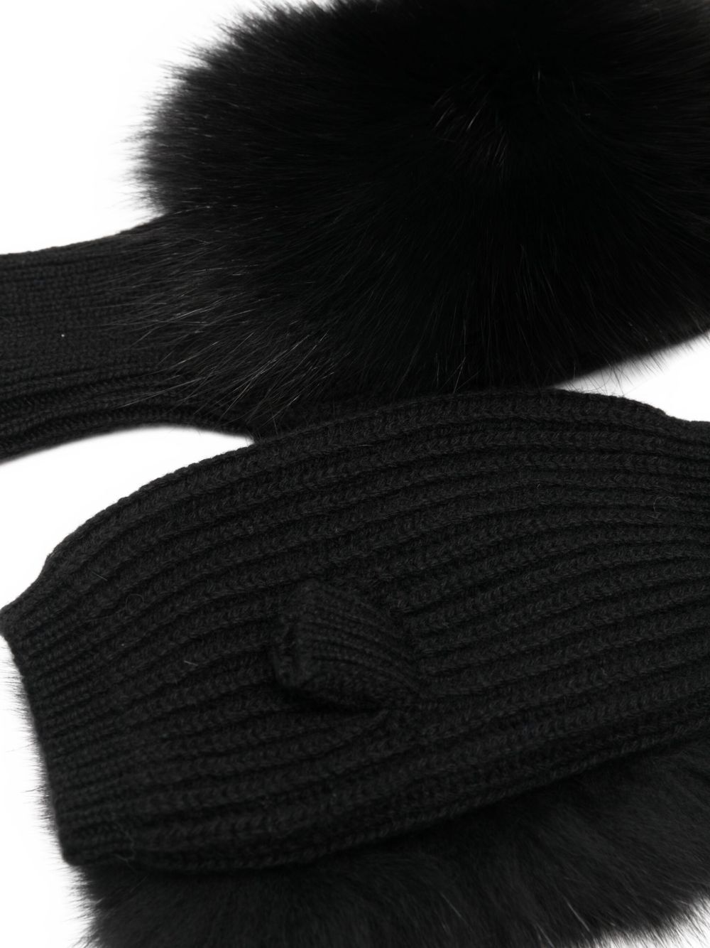 Alpo Cashmere Fur Gloves. – Cashmere 100 % - view 2