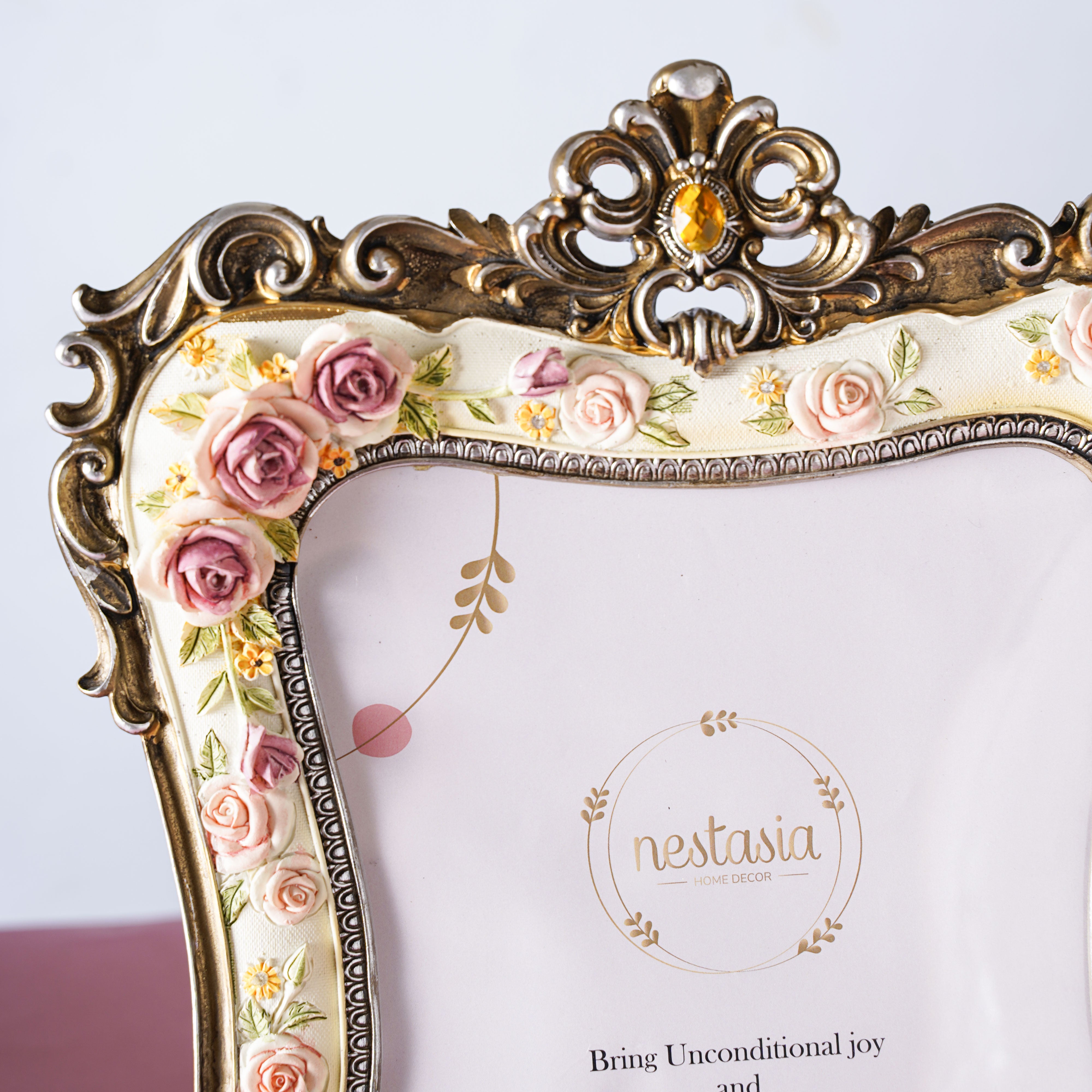 Nestasia Floral Antique Photo Frame - view 4