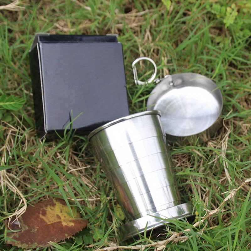 Catterton Stainless Steel Travel Friendly Foldable Cup - view 2