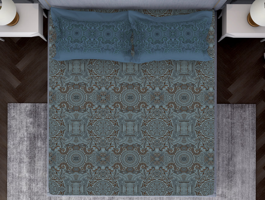 Spaces India Ornamenta Ornate 100% Cotton Fitted King - Essentials by Spaces - view 3