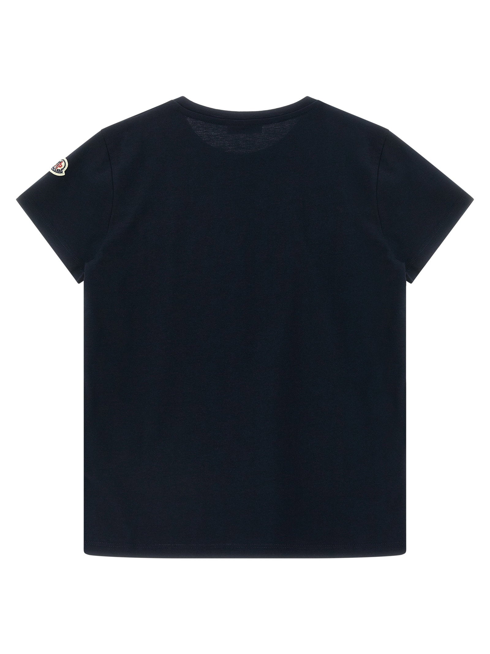 Moncler Enfant Logo Embroidery T-shirt – 100% cotton - view 2