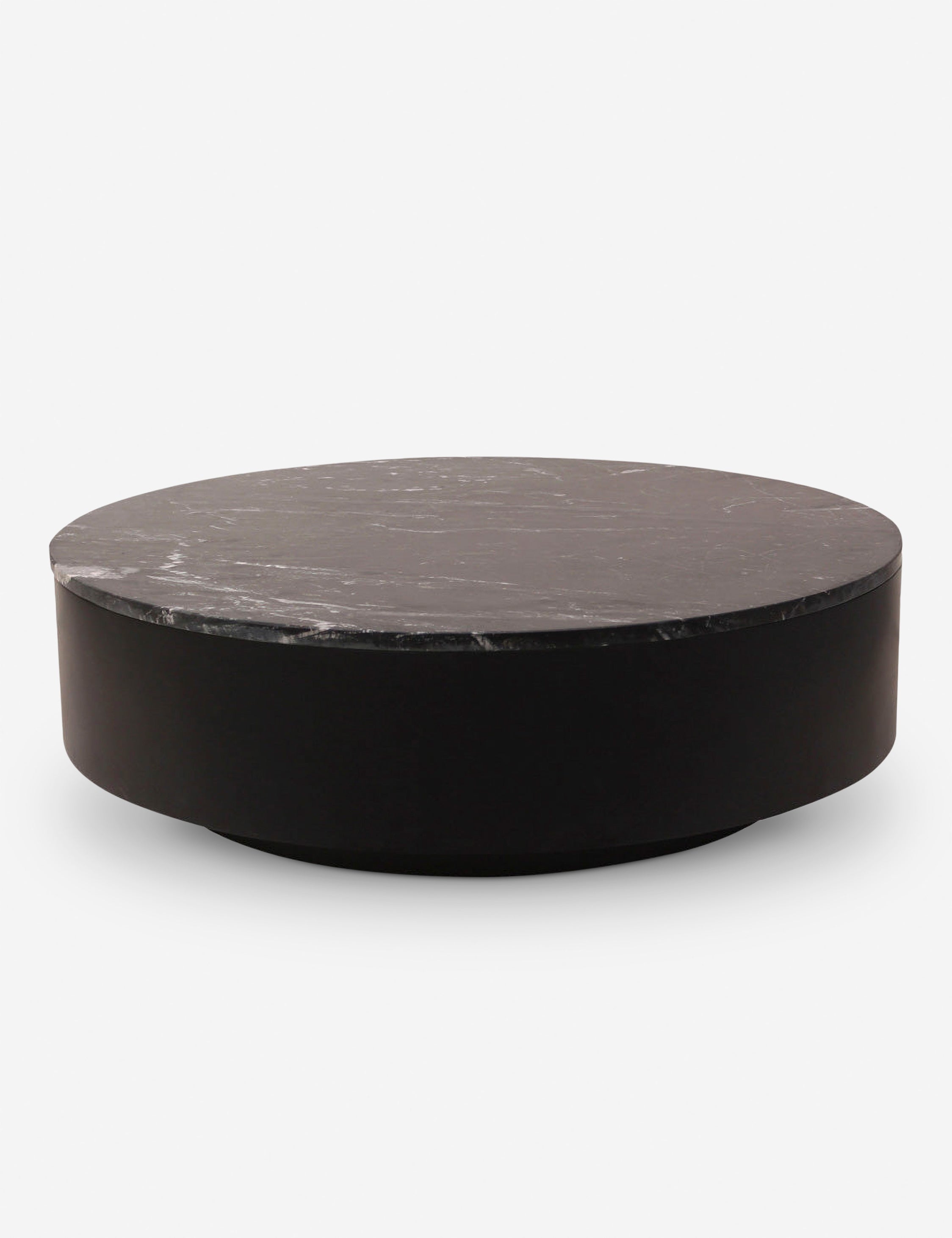 Lulu and Georgia Duke Round Coffee Table – Black